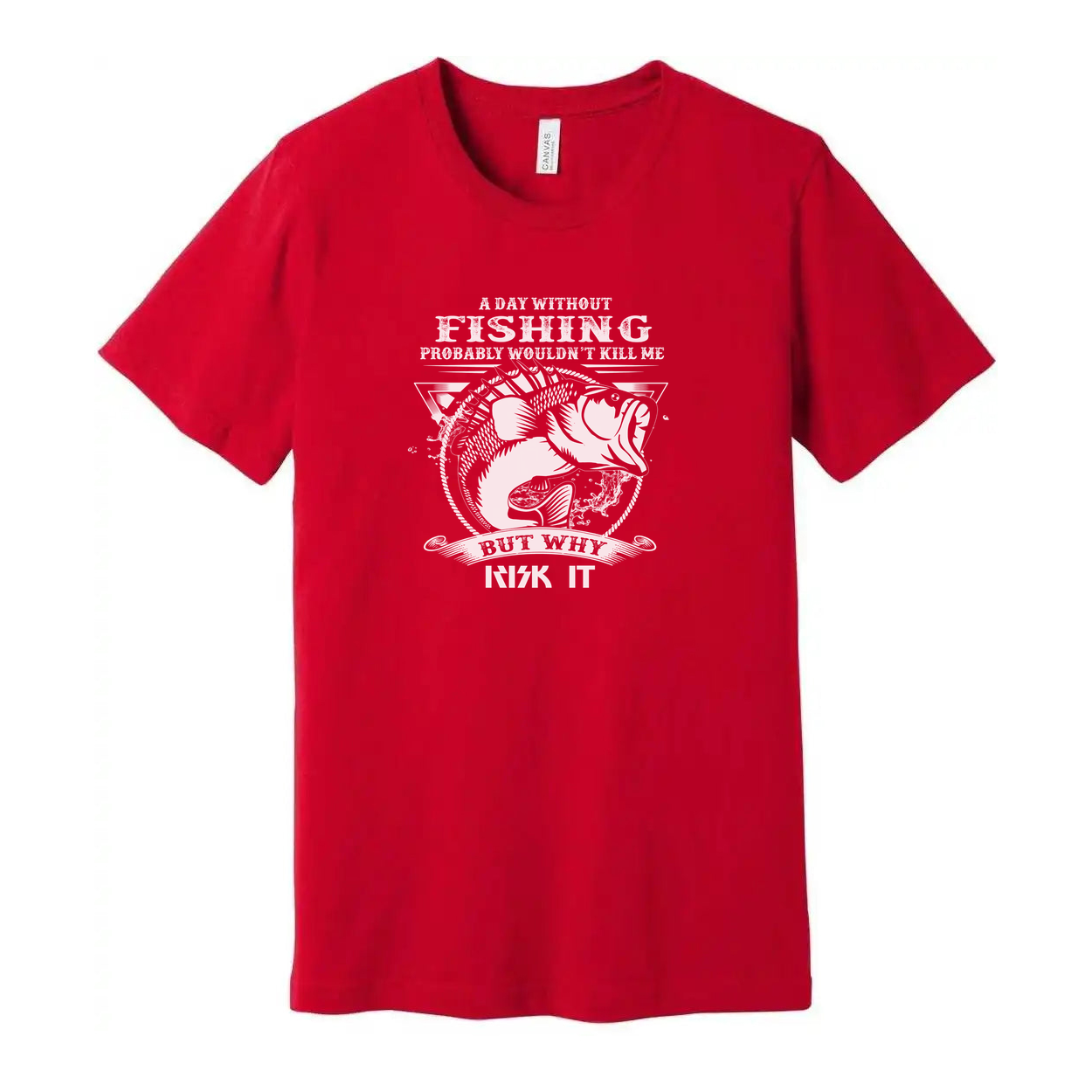 Fishing Graphic Unisex T Shirt With Humorous Fish Design