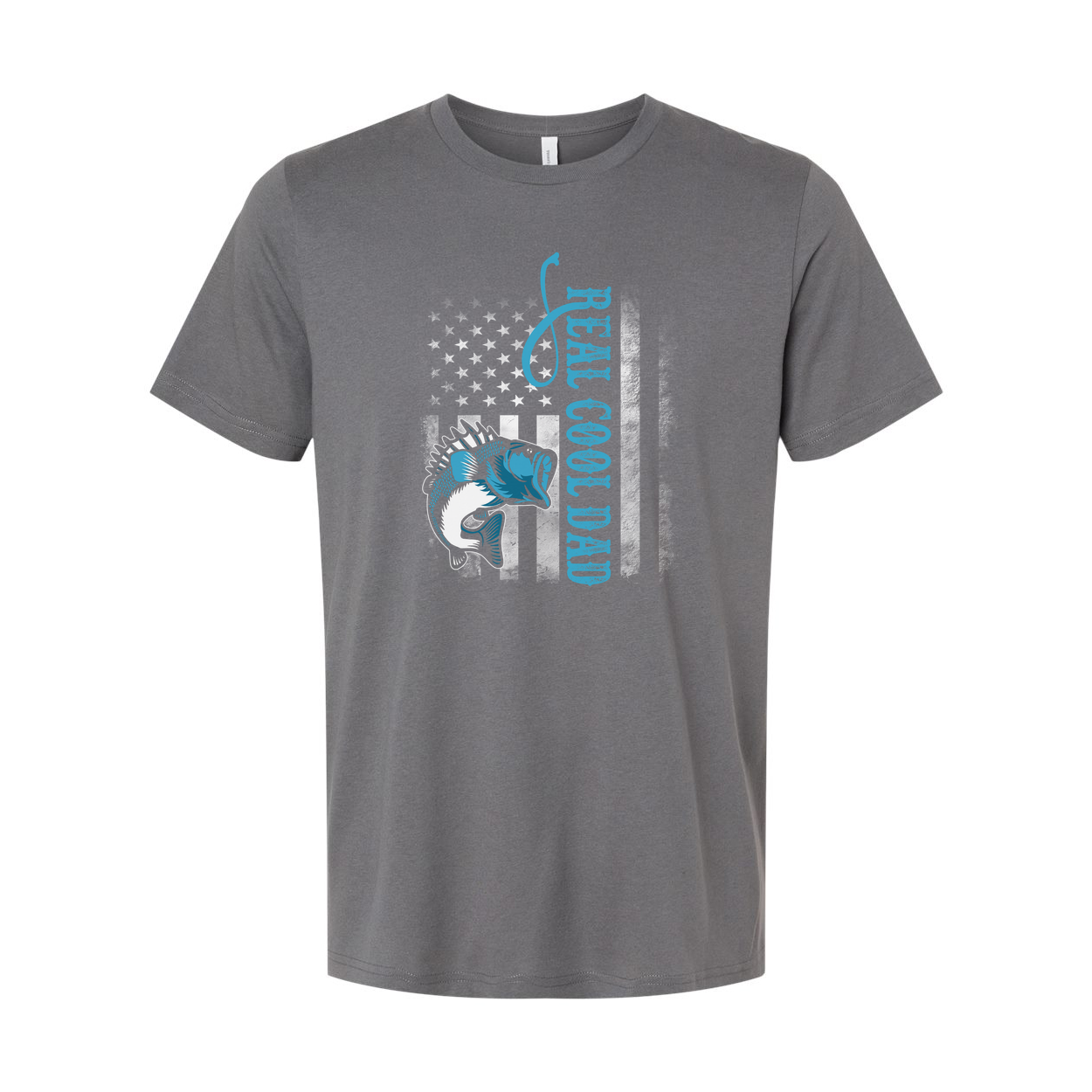 Real Cool Dad Fishing Graphic Tee For Men And Women Unisex Comfortable Short Sleeve Shirt