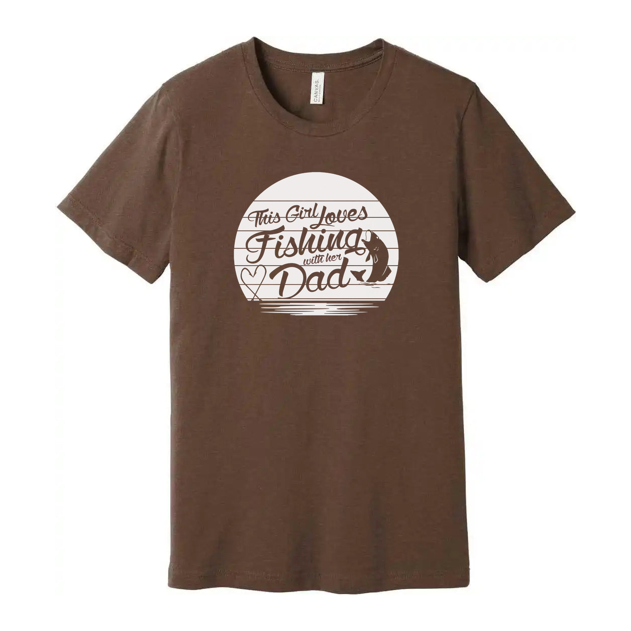 This Girl Loves Fishing With Her Dad Unisex Graphic Tee For Outdoor Enthusiasts Worldwide