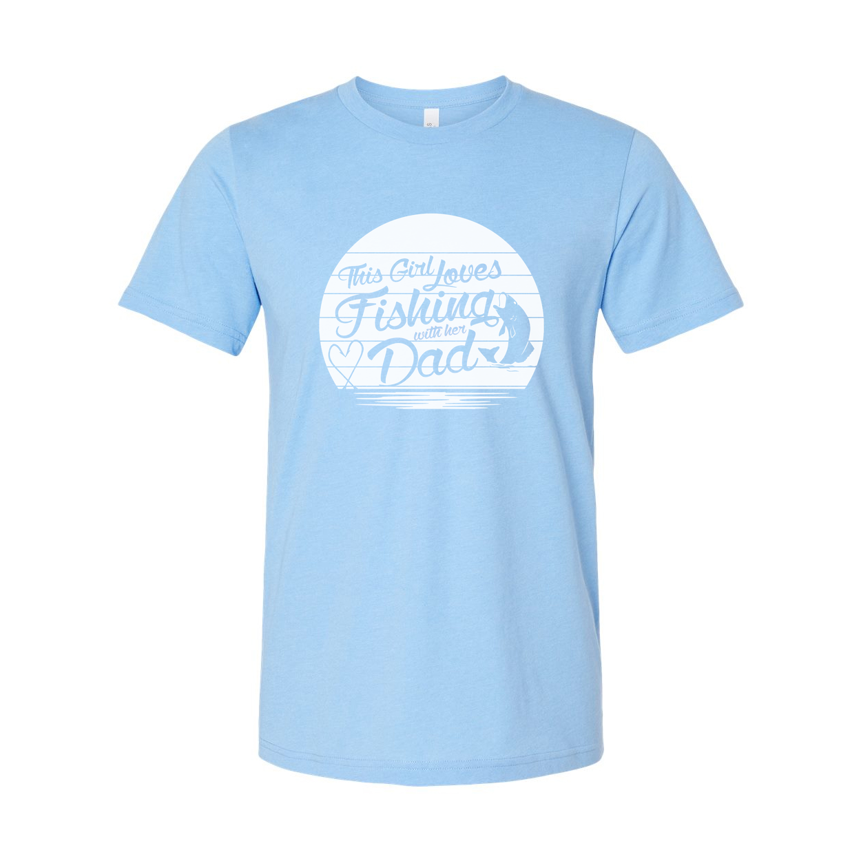 This Girl Loves Fishing With Her Dad Unisex Graphic Tee For Outdoor Enthusiasts Worldwide