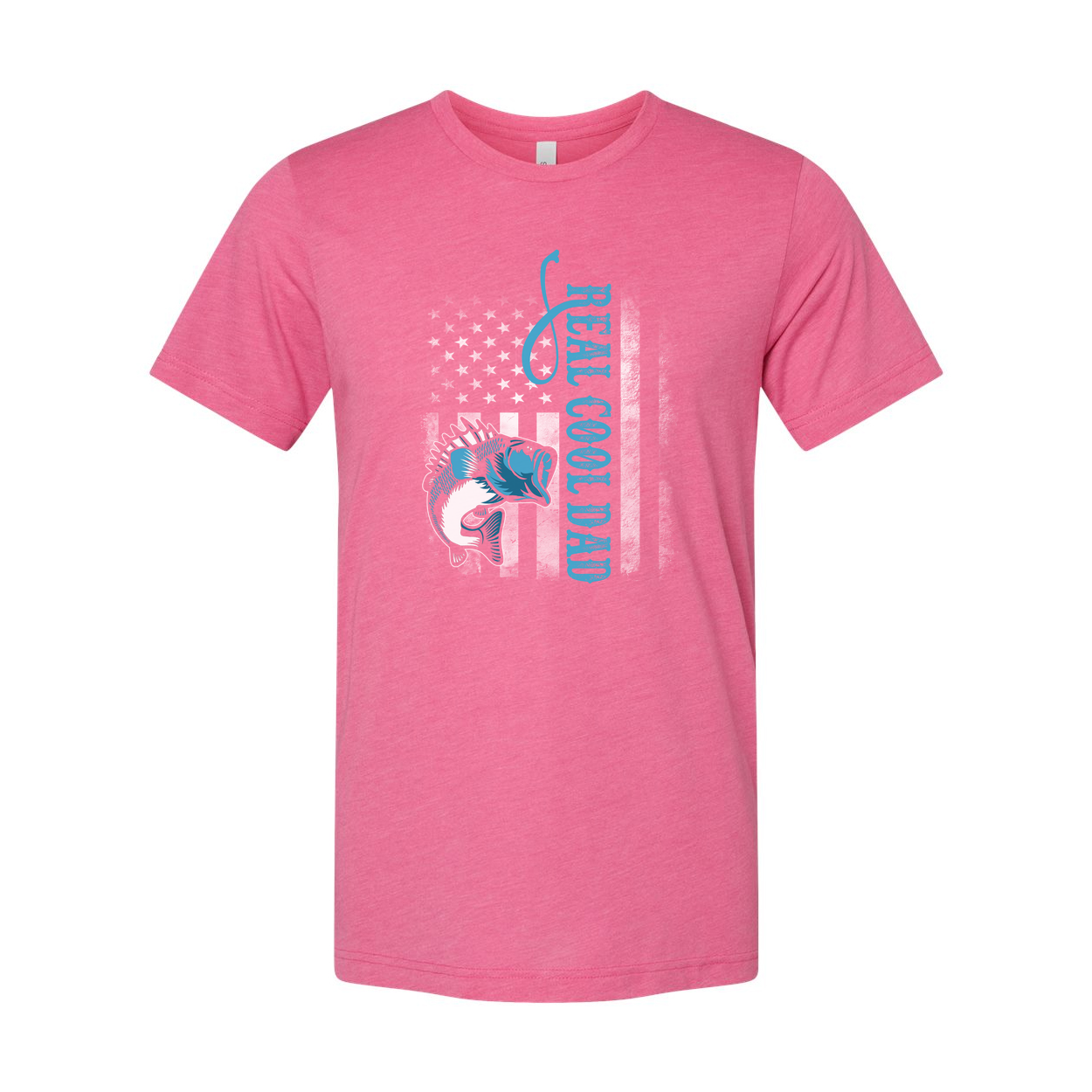 Real Cool Dad Fishing Graphic Tee For Men And Women Unisex Comfortable Short Sleeve Shirt