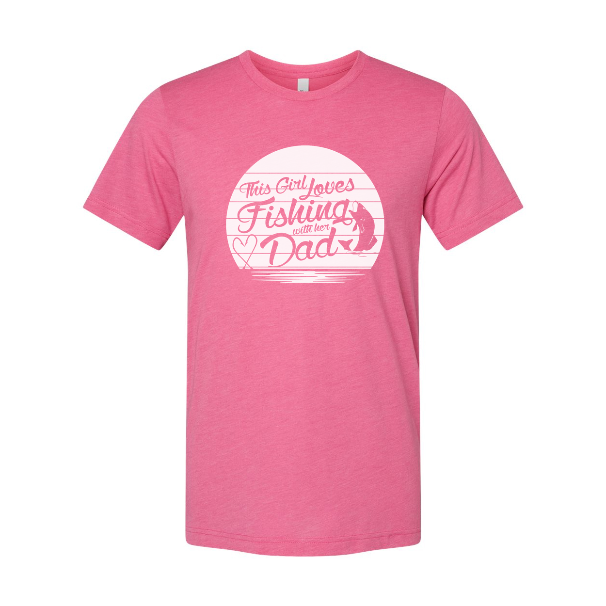 This Girl Loves Fishing With Her Dad Unisex Graphic Tee For Outdoor Enthusiasts Worldwide