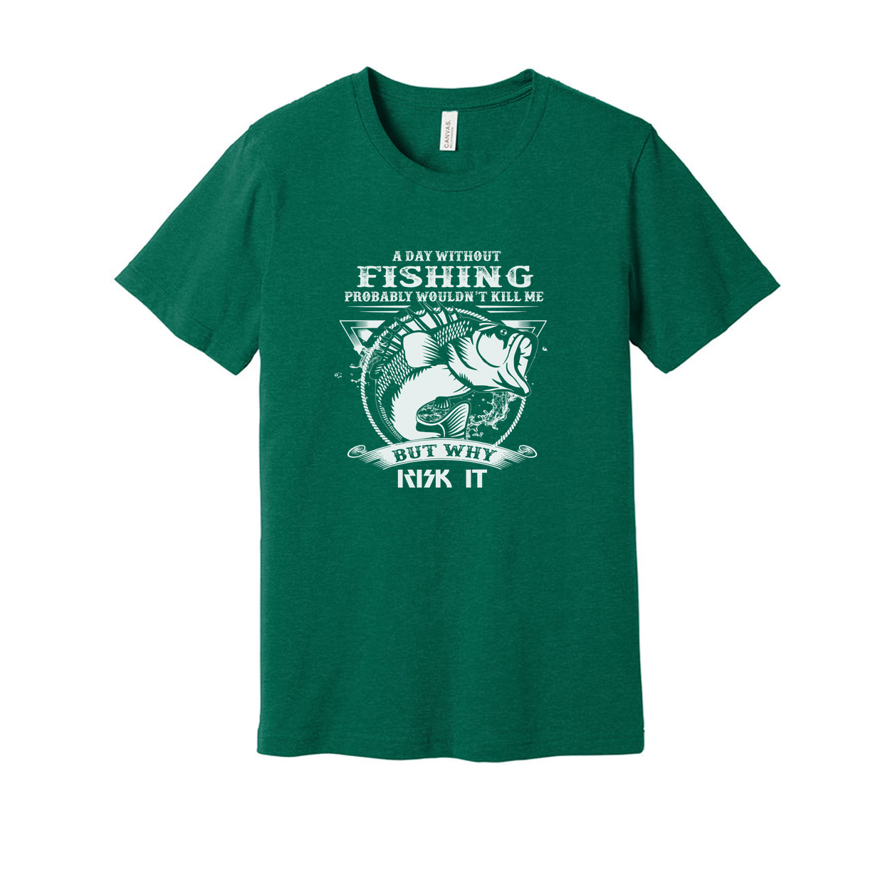 Fishing Graphic Unisex T Shirt With Humorous Fish Design