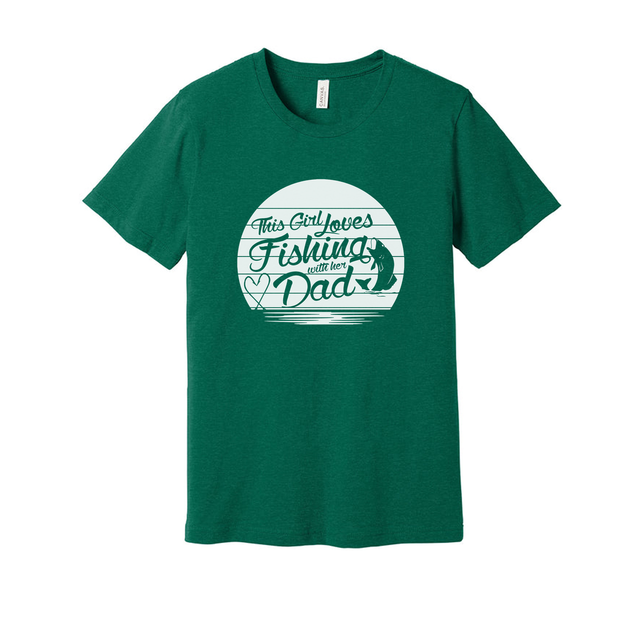 This Girl Loves Fishing With Her Dad Unisex Graphic Tee For Outdoor Enthusiasts Worldwide