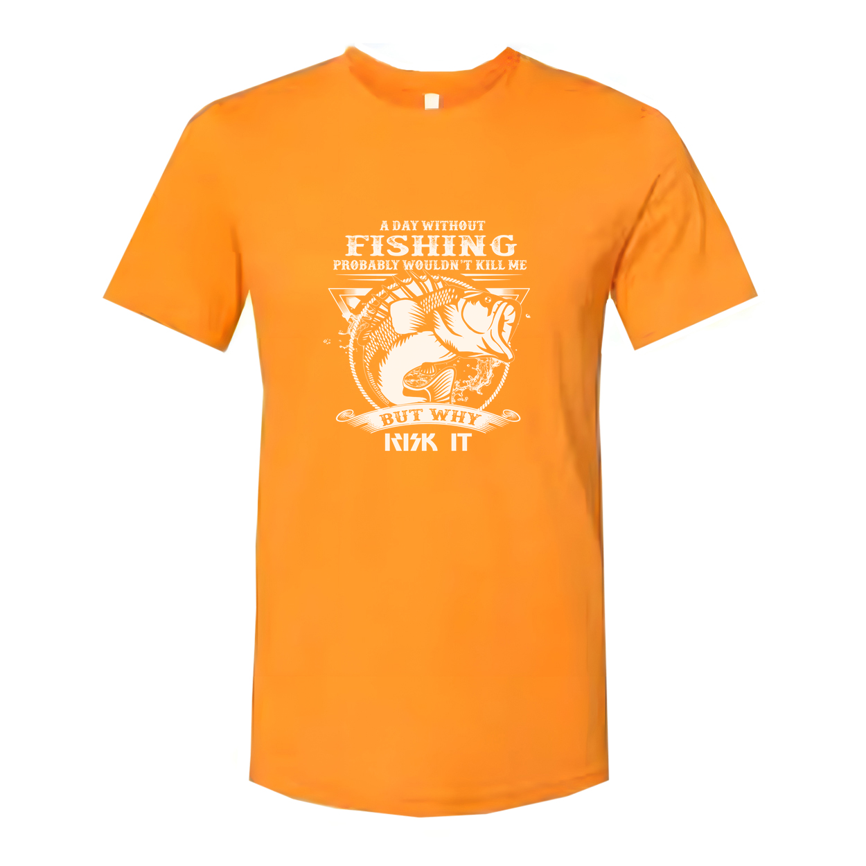 Fishing Graphic Unisex T Shirt With Humorous Fish Design