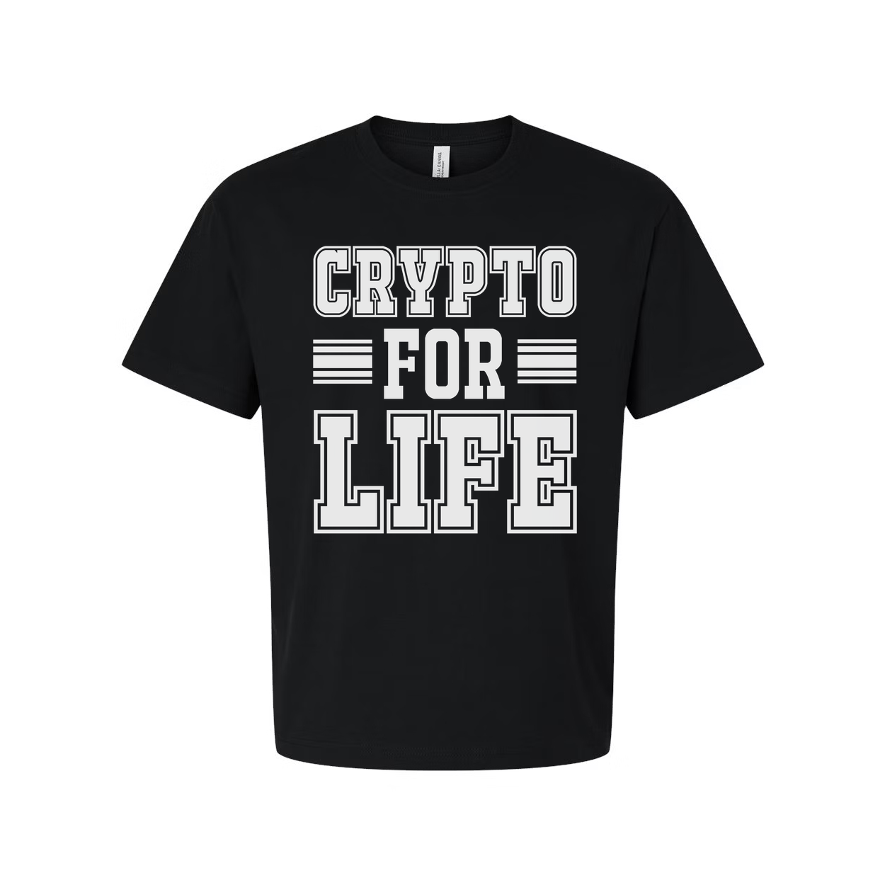Crypto For Life Graphic T Shirt Unisex Short Sleeve Tee For Crypto Enthusiasts And Fashion Fans
