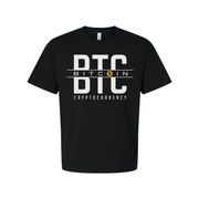 Crypto DTC BTC Cryptocurrency Unisex T Shirt Graphic Design With Bitcoin Icon For Crypto Enthusiasts