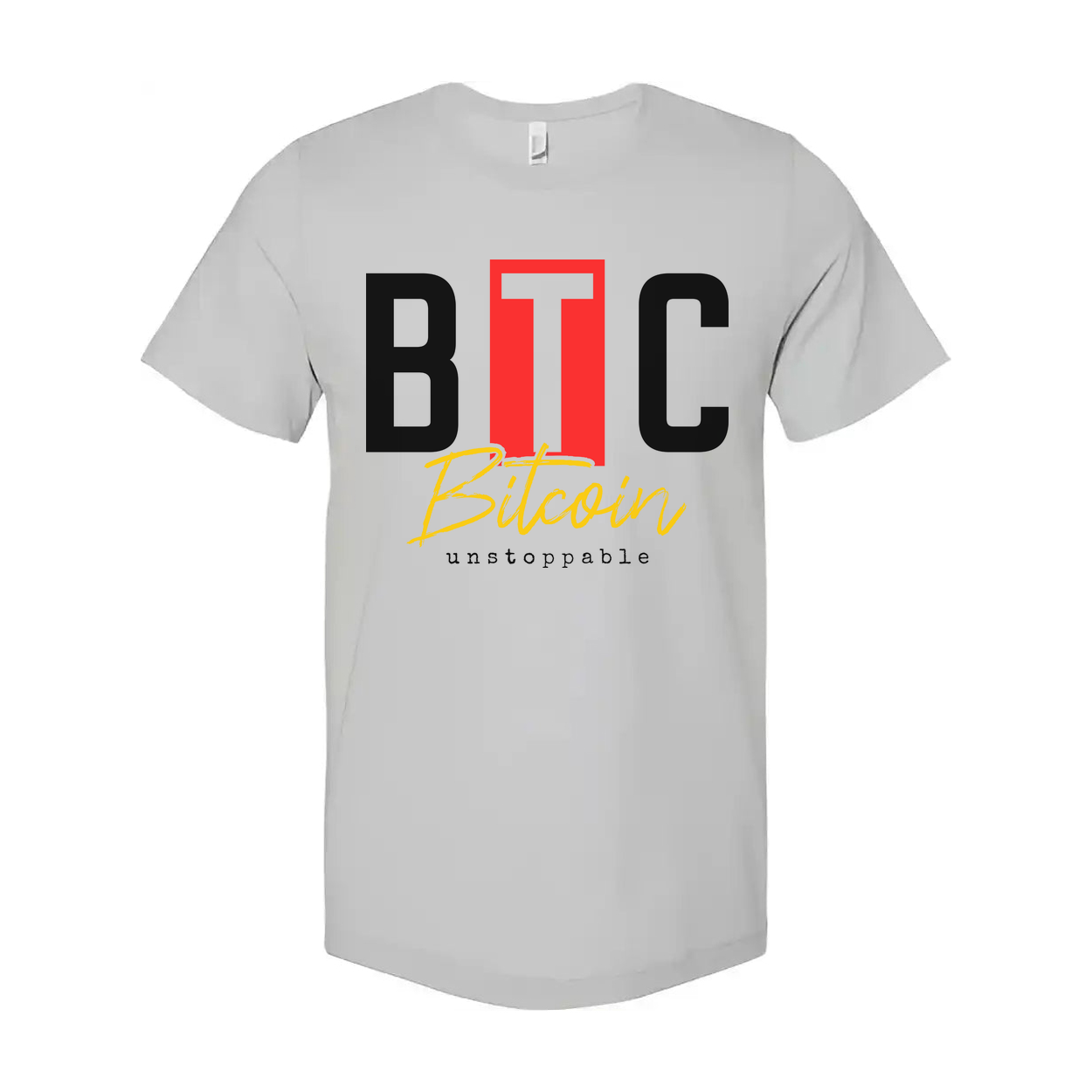 Bitcoin BTC Unstoppable Graphic Tee For Crypto Enthusiasts Unisex T Shirt Apparel
