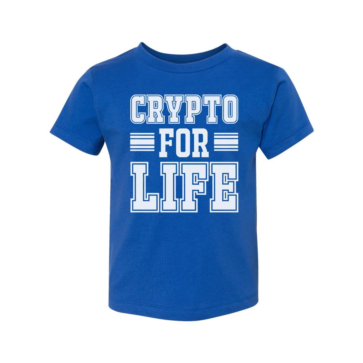 Crypto For Life Graphic T Shirt Unisex Short Sleeve Tee For Crypto Enthusiasts And Fashion Fans