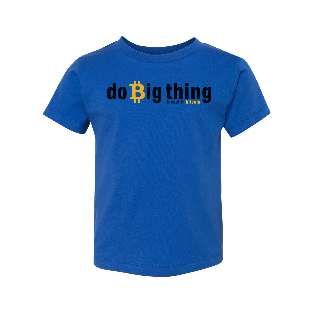 Crypto Do Big Thing Unisex T Shirt With Bitcoin Investment Message Graphic Apparel