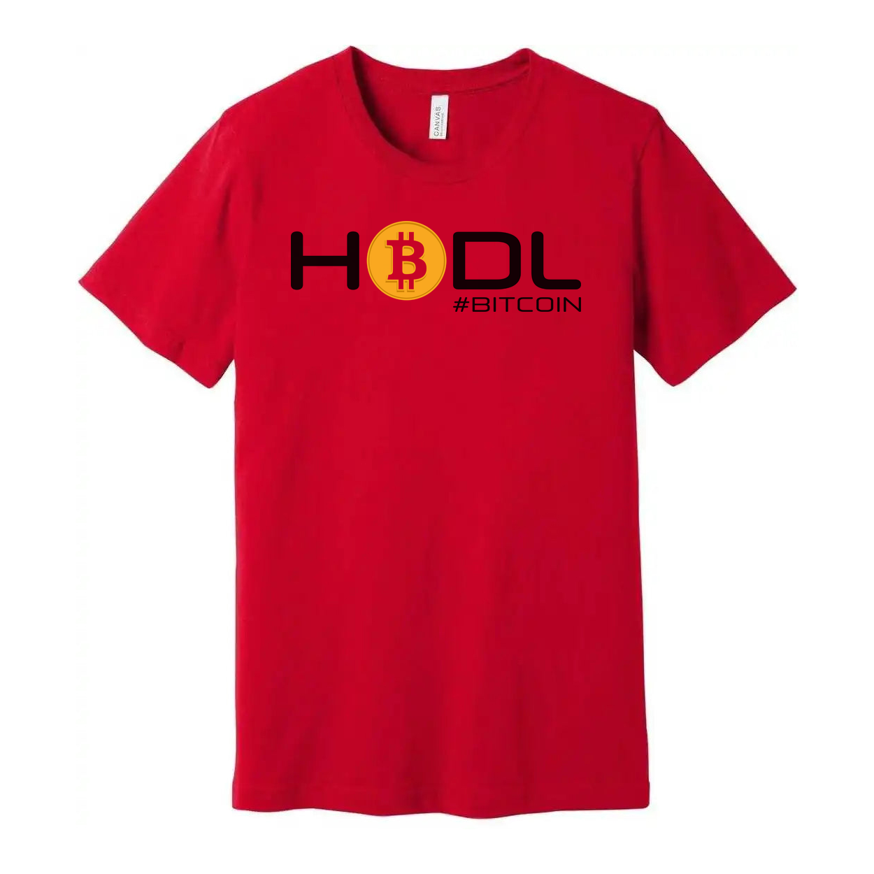 Hodl Bitcoin Cryptocurrency Unisex Graphic Tee With Bitcoin Symbol And Hashtag Bitcoin