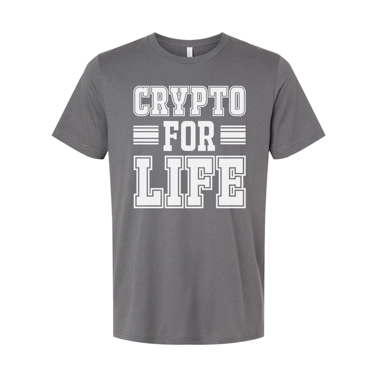 Crypto For Life Graphic T Shirt Unisex Short Sleeve Tee For Crypto Enthusiasts And Fashion Fans