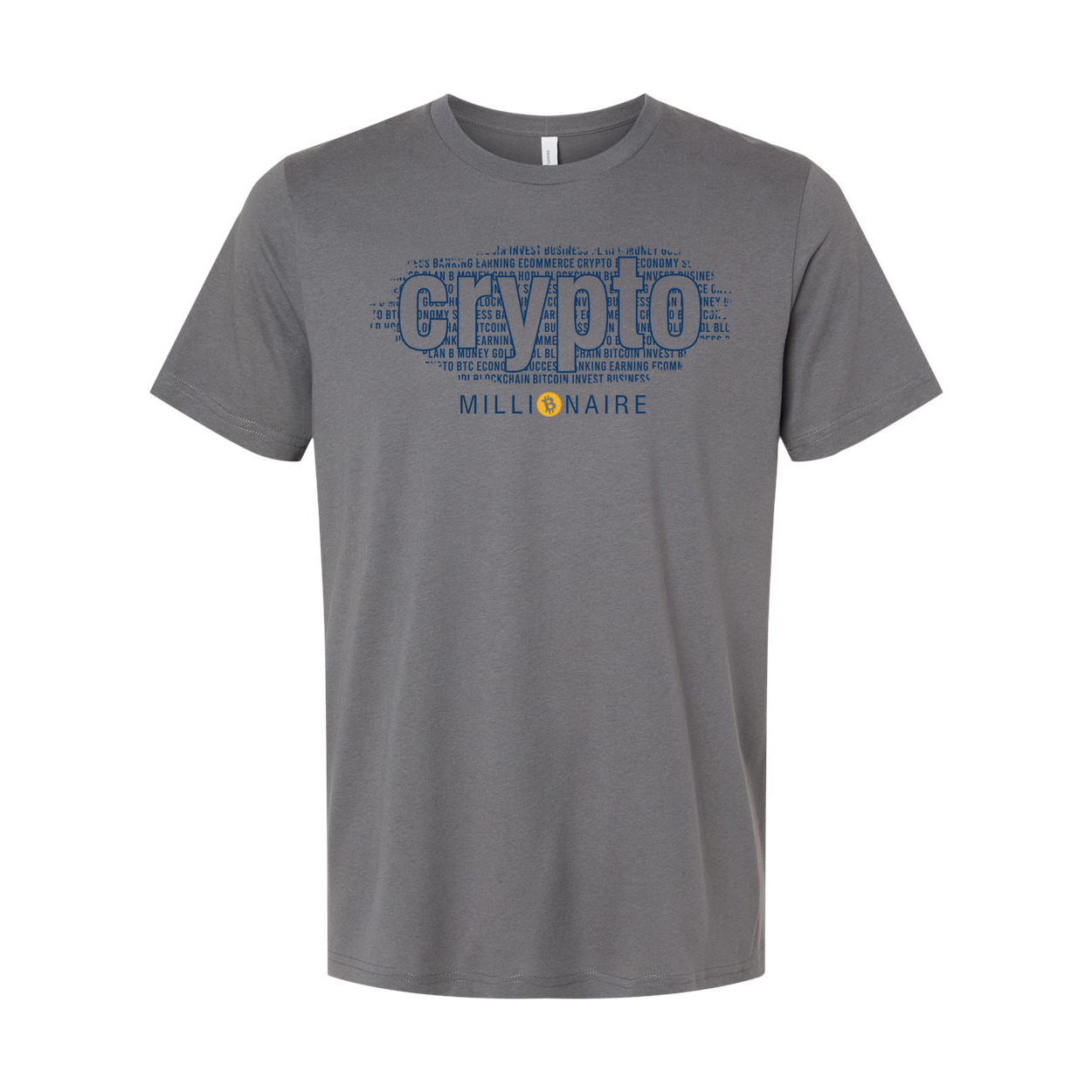 Crypto Graphic Tee With Millionaire Design For Unisex Adults Short Sleeve Shirt Edition