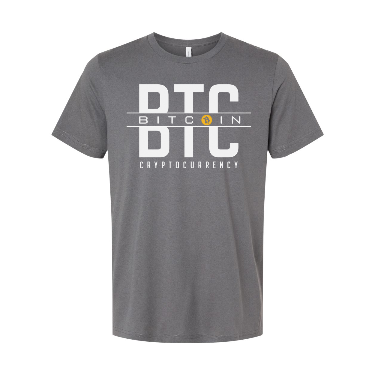 Crypto DTC BTC Cryptocurrency Unisex T Shirt Graphic Design With Bitcoin Icon For Crypto Enthusiasts