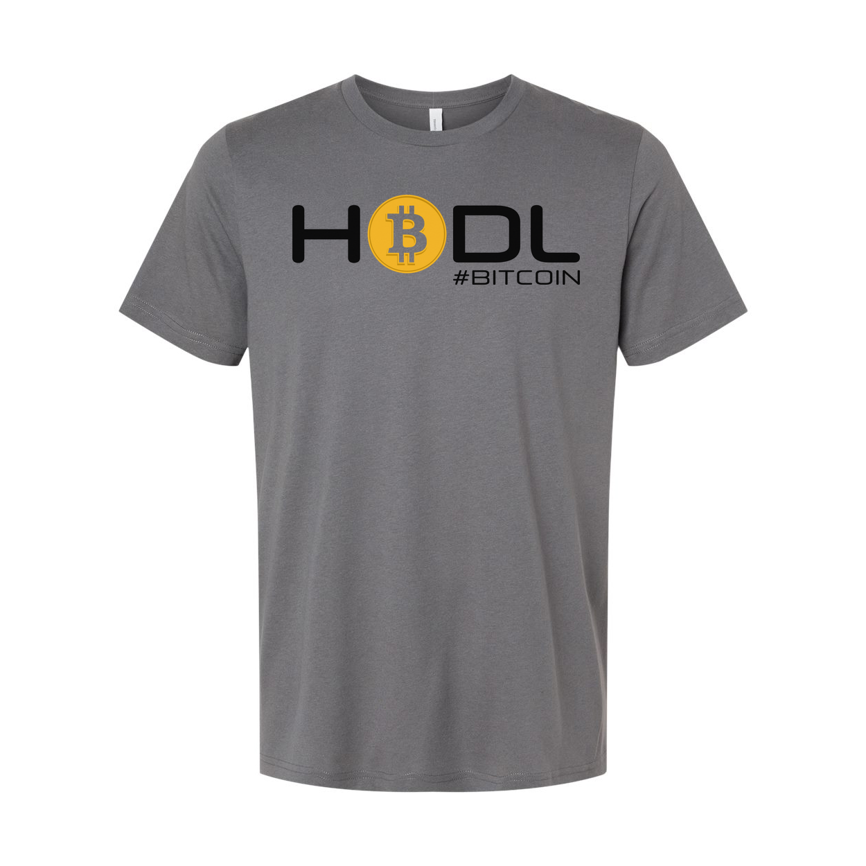 Hodl Bitcoin Cryptocurrency Unisex Graphic Tee With Bitcoin Symbol And Hashtag Bitcoin