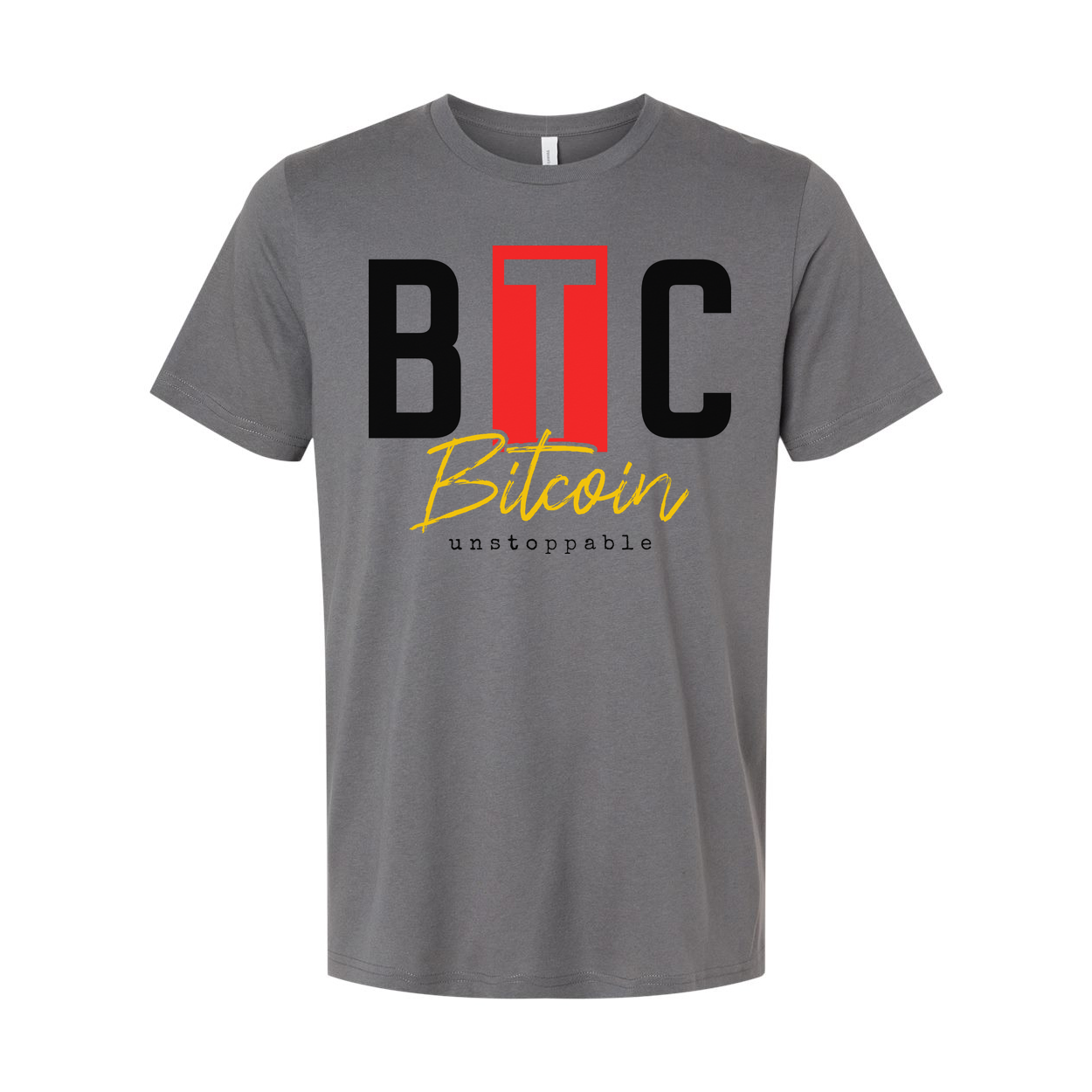 Bitcoin BTC Unstoppable Graphic Tee For Crypto Enthusiasts Unisex T Shirt Apparel