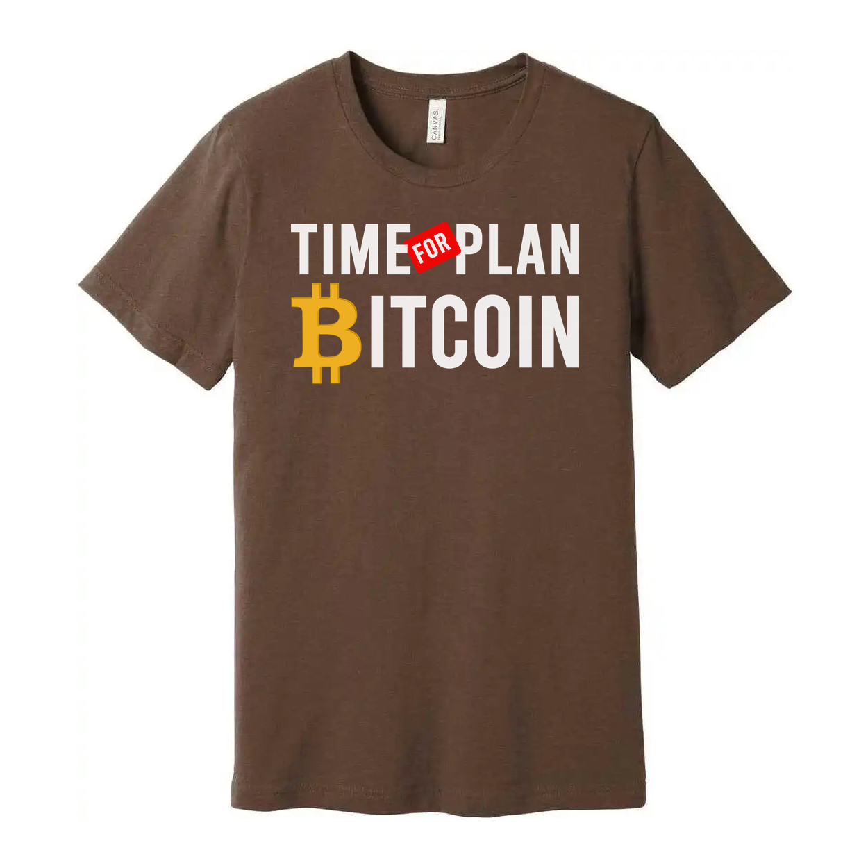 Time For Plan Bitcoin Graphic Unisex Short Sleeve Tee For Crypto Enthusiasts Worldwide