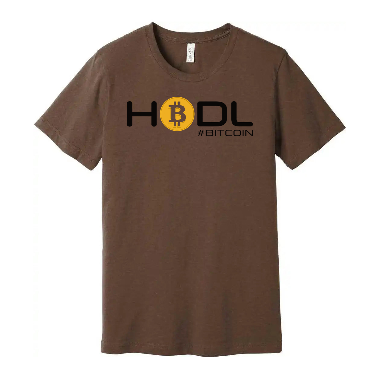 Hodl Bitcoin Cryptocurrency Unisex Graphic Tee With Bitcoin Symbol And Hashtag Bitcoin