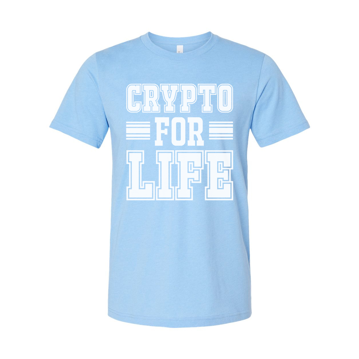 Crypto For Life Graphic T Shirt Unisex Short Sleeve Tee For Crypto Enthusiasts And Fashion Fans