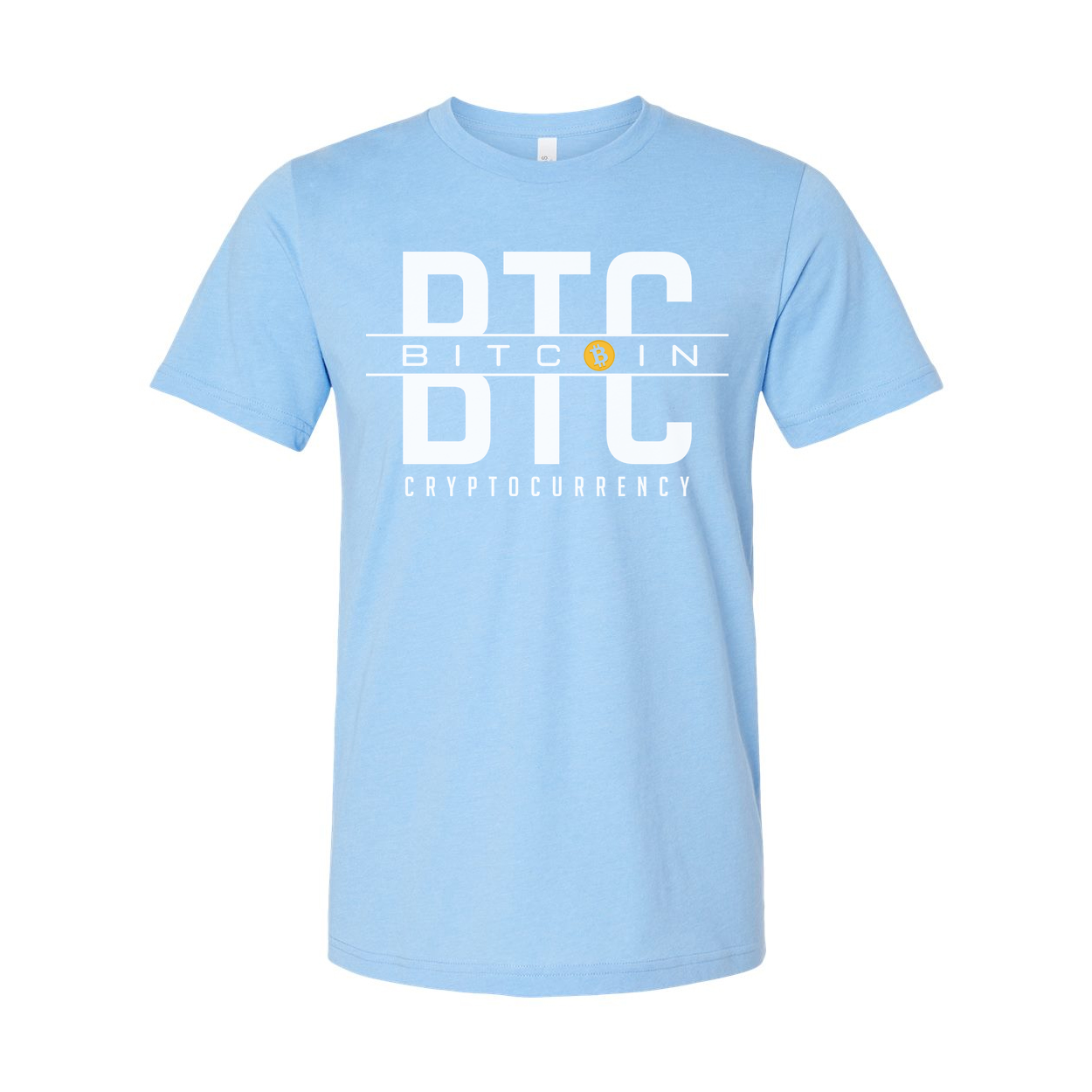 Crypto DTC BTC Cryptocurrency Unisex T Shirt Graphic Design With Bitcoin Icon For Crypto Enthusiasts