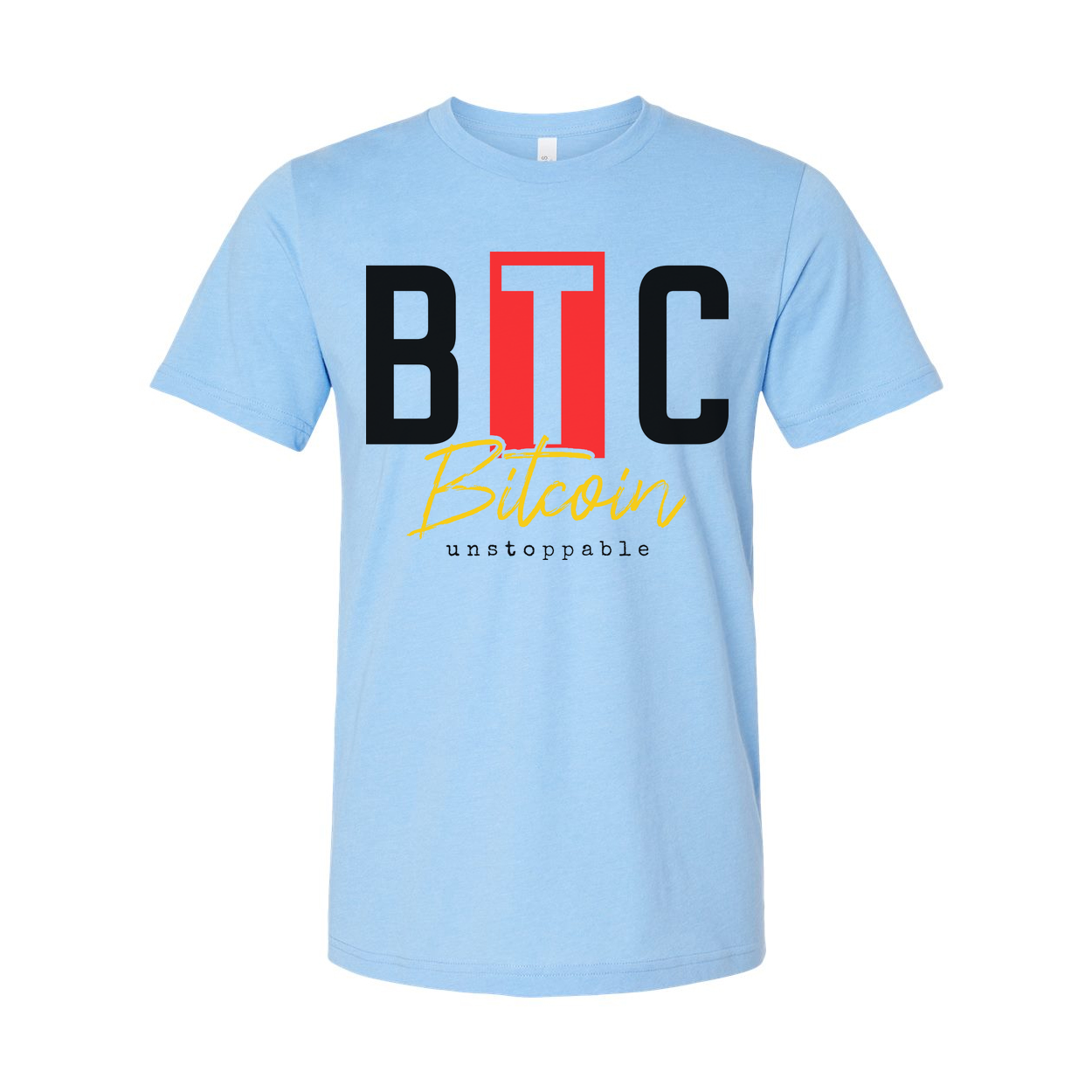 Bitcoin BTC Unstoppable Graphic Tee For Crypto Enthusiasts Unisex T Shirt Apparel