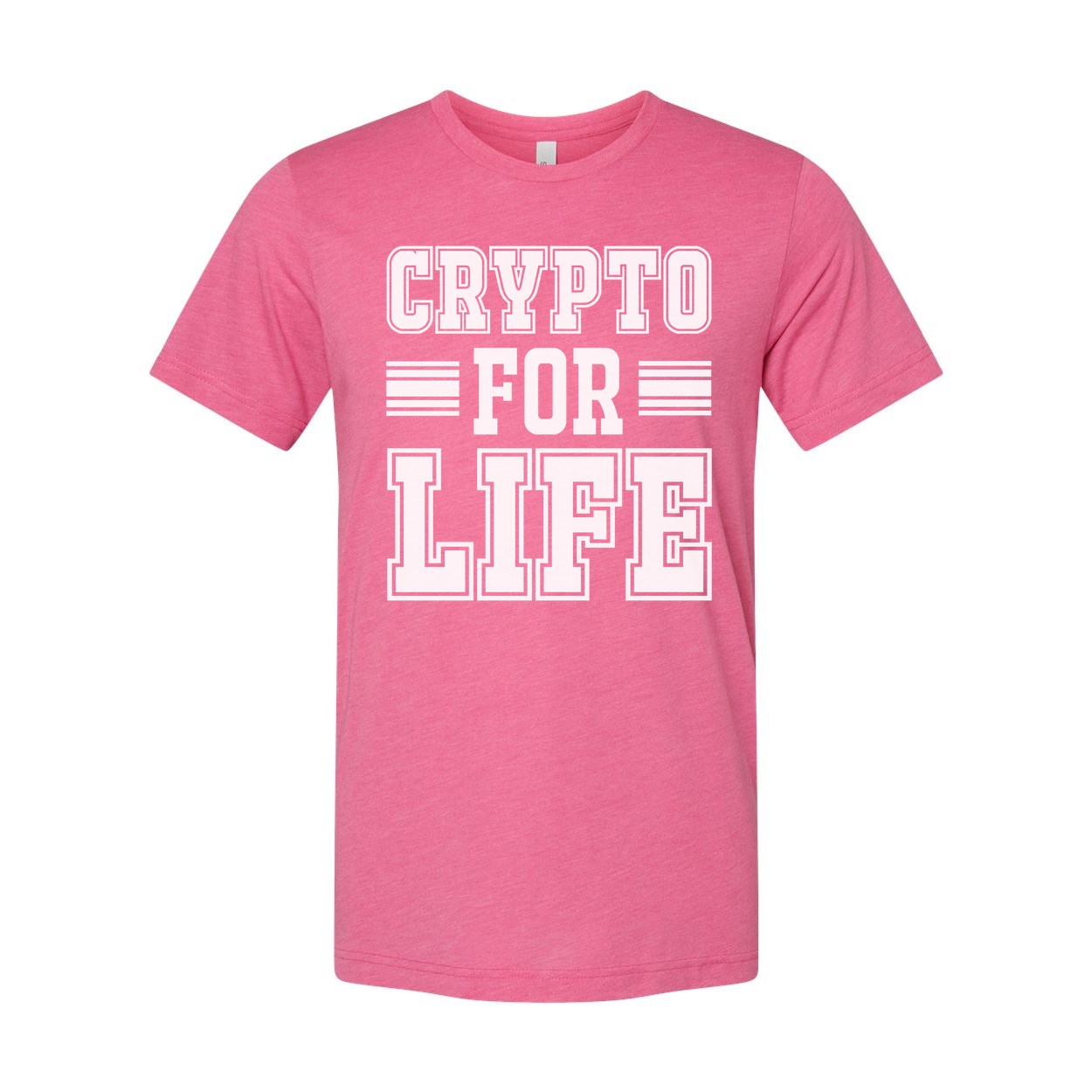 Crypto For Life Graphic T Shirt Unisex Short Sleeve Tee For Crypto Enthusiasts And Fashion Fans