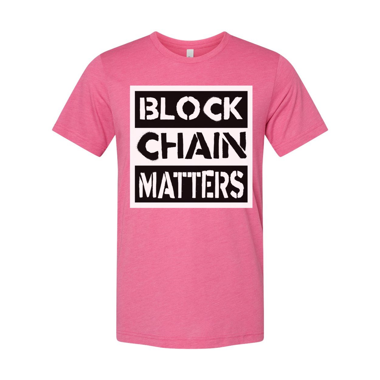 Block Chain Matters Graphic T Shirt For Crypto Enthusiasts And Tech Fans Unisex Short Sleeve