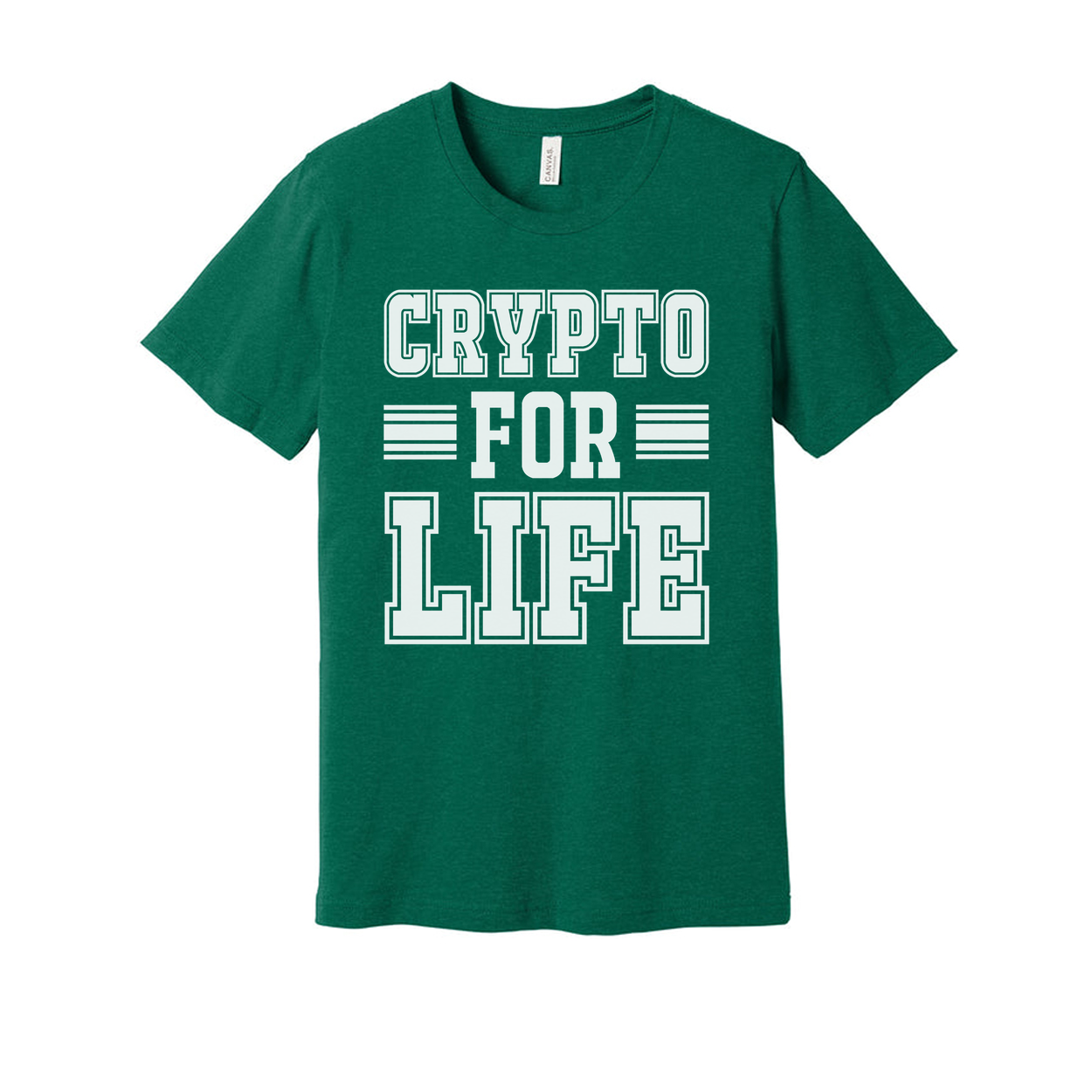 Crypto For Life Graphic T Shirt Unisex Short Sleeve Tee For Crypto Enthusiasts And Fashion Fans