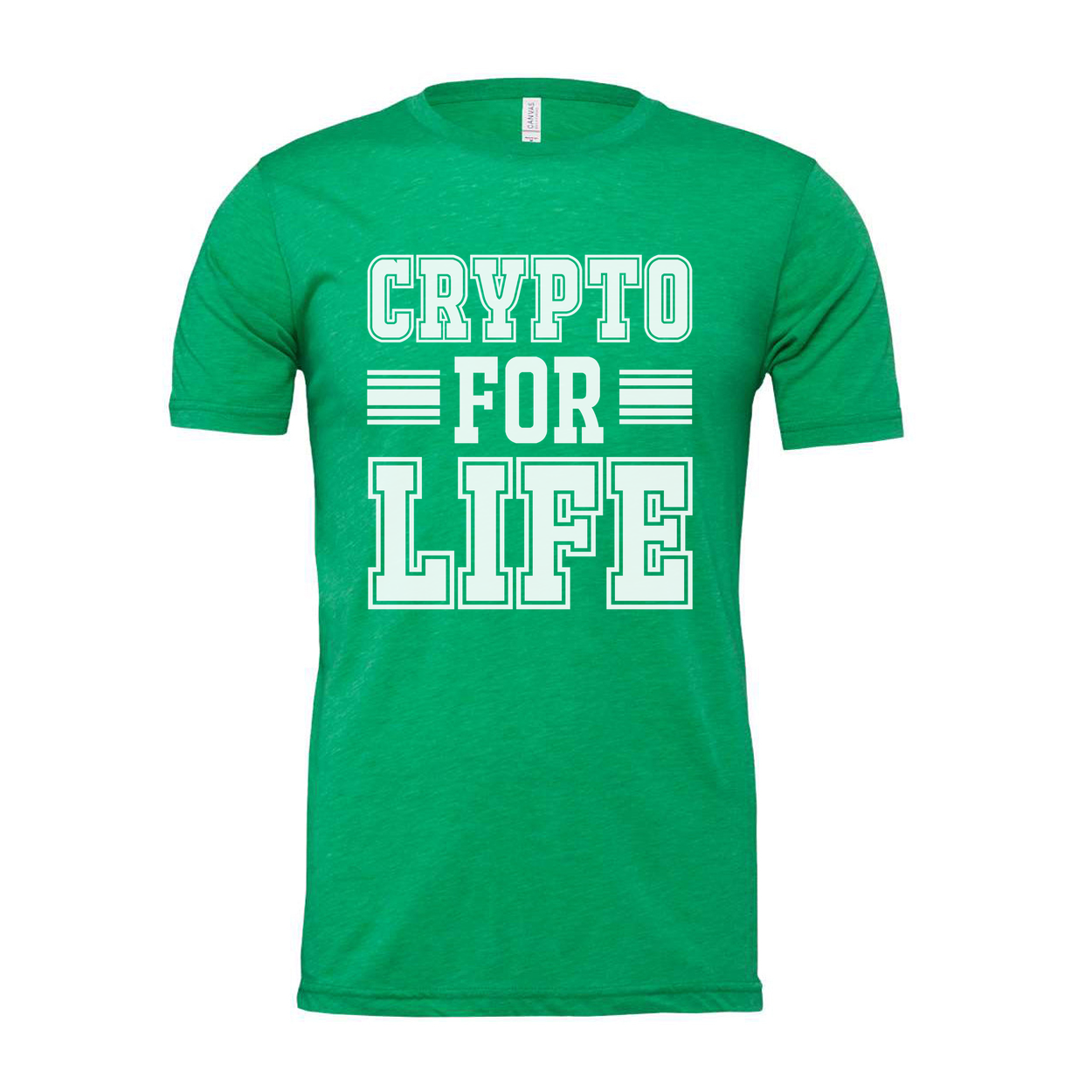Crypto For Life Graphic T Shirt Unisex Short Sleeve Tee For Crypto Enthusiasts And Fashion Fans