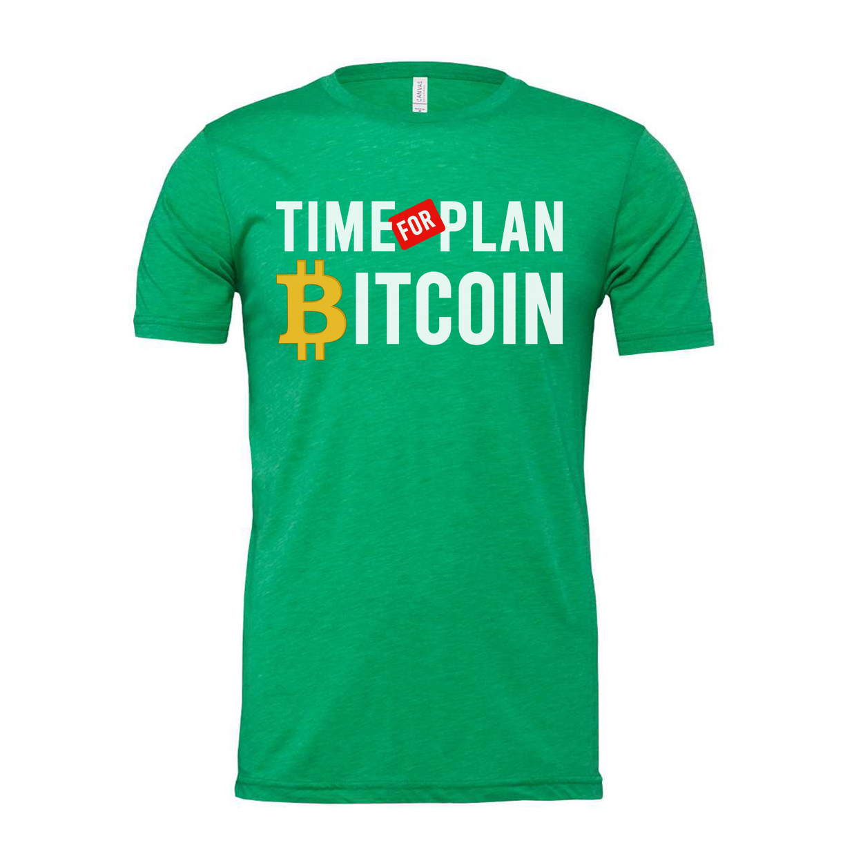 Time For Plan Bitcoin Graphic Unisex Short Sleeve Tee For Crypto Enthusiasts Worldwide