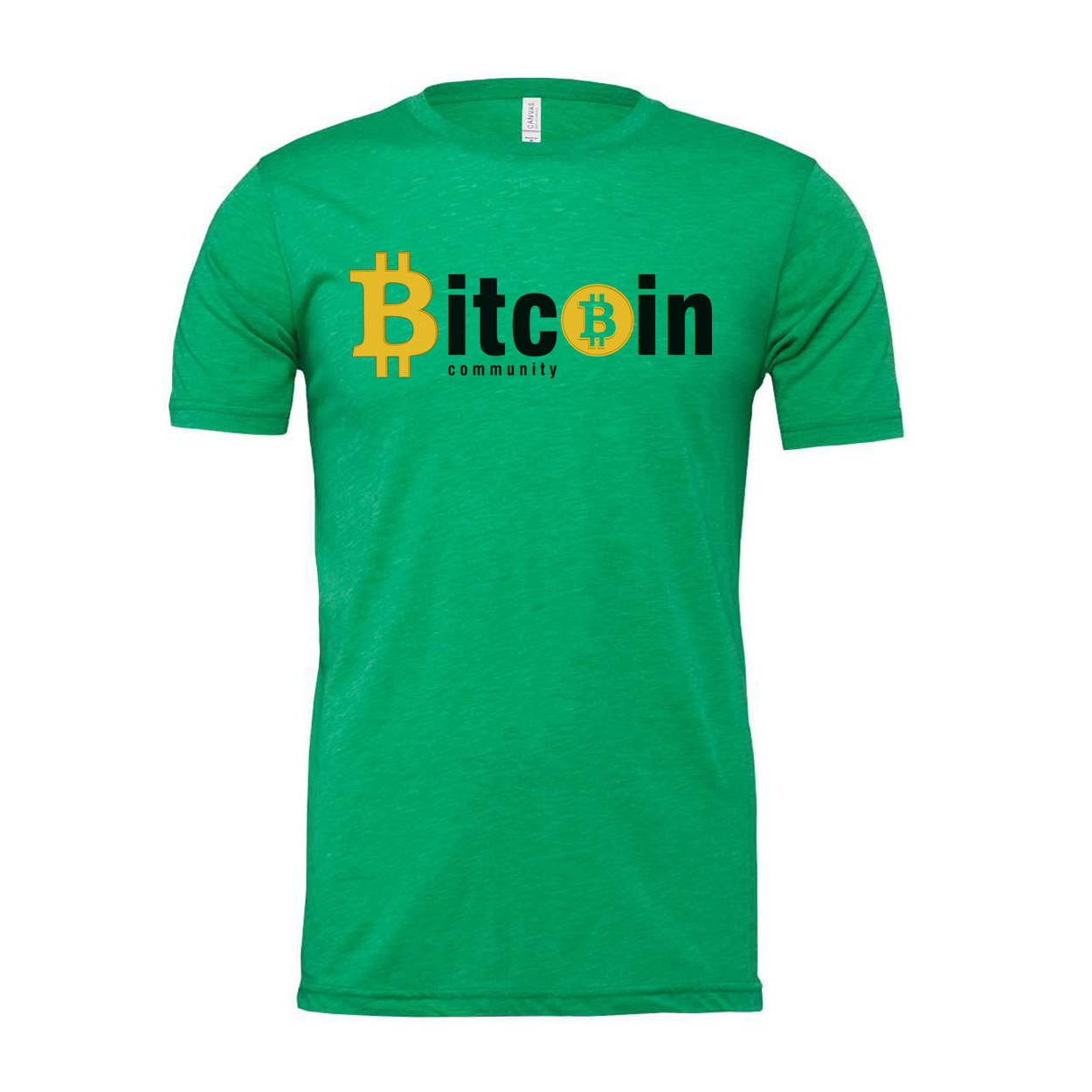 Bitcoin Community Logo Unisex Graphic Tee With Bold Bitcoin Emblem and Modern Design