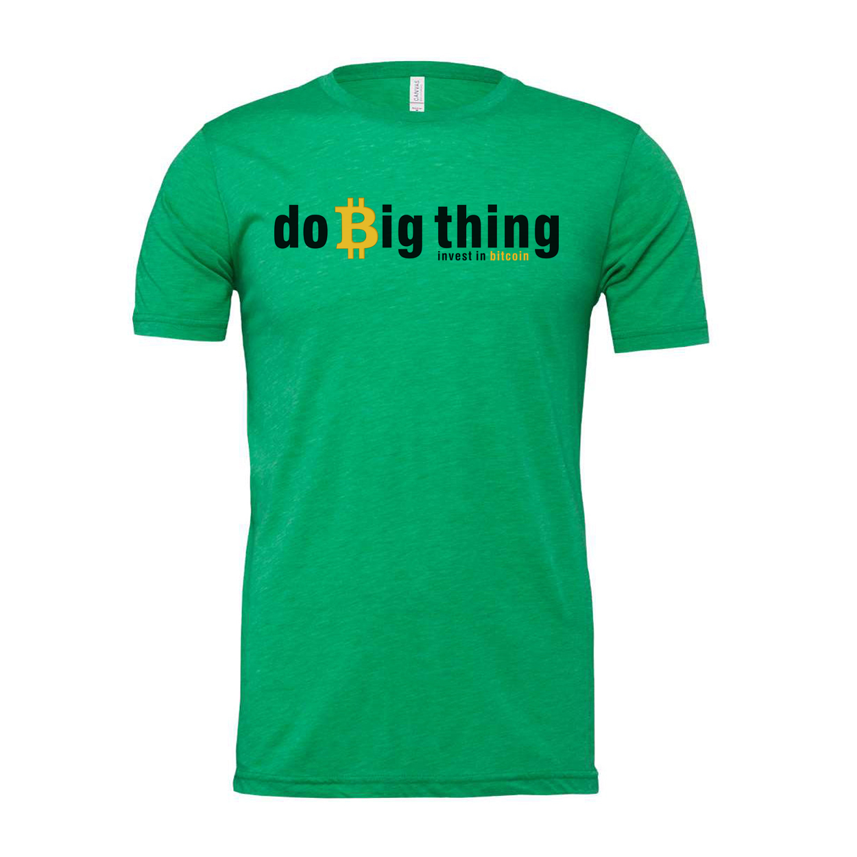 Crypto Do Big Thing Unisex T Shirt With Bitcoin Investment Message Graphic Apparel