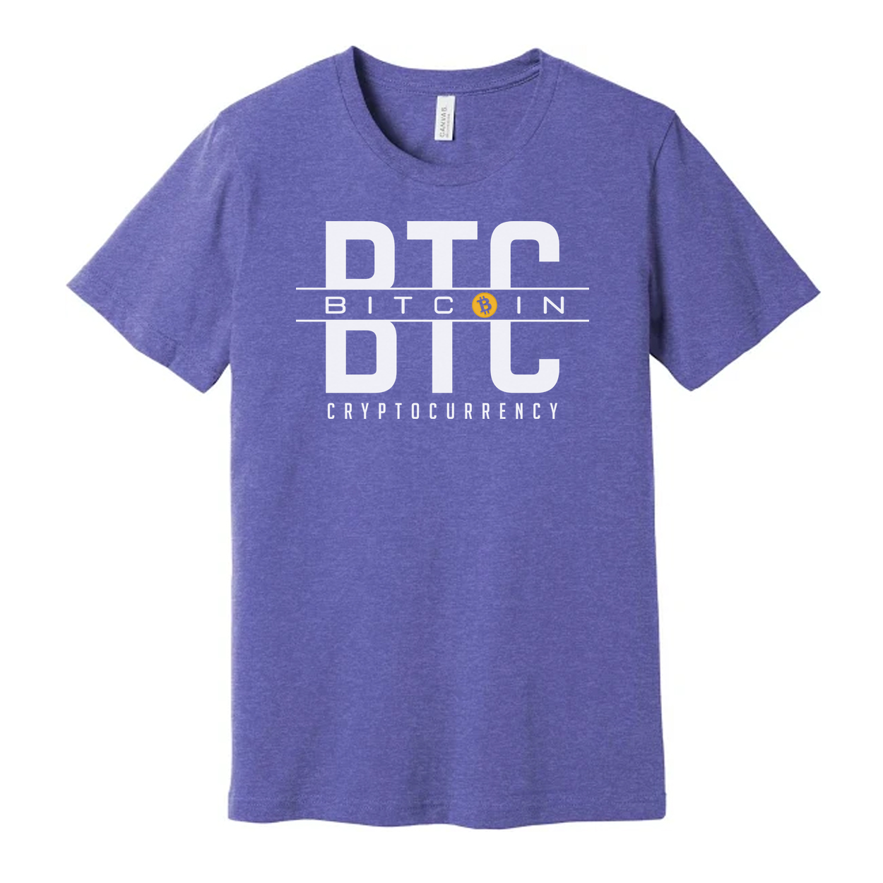 Crypto DTC BTC Cryptocurrency Unisex T Shirt Graphic Design With Bitcoin Icon For Crypto Enthusiasts