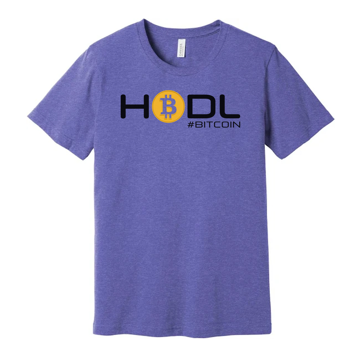 Hodl Bitcoin Cryptocurrency Unisex Graphic Tee With Bitcoin Symbol And Hashtag Bitcoin