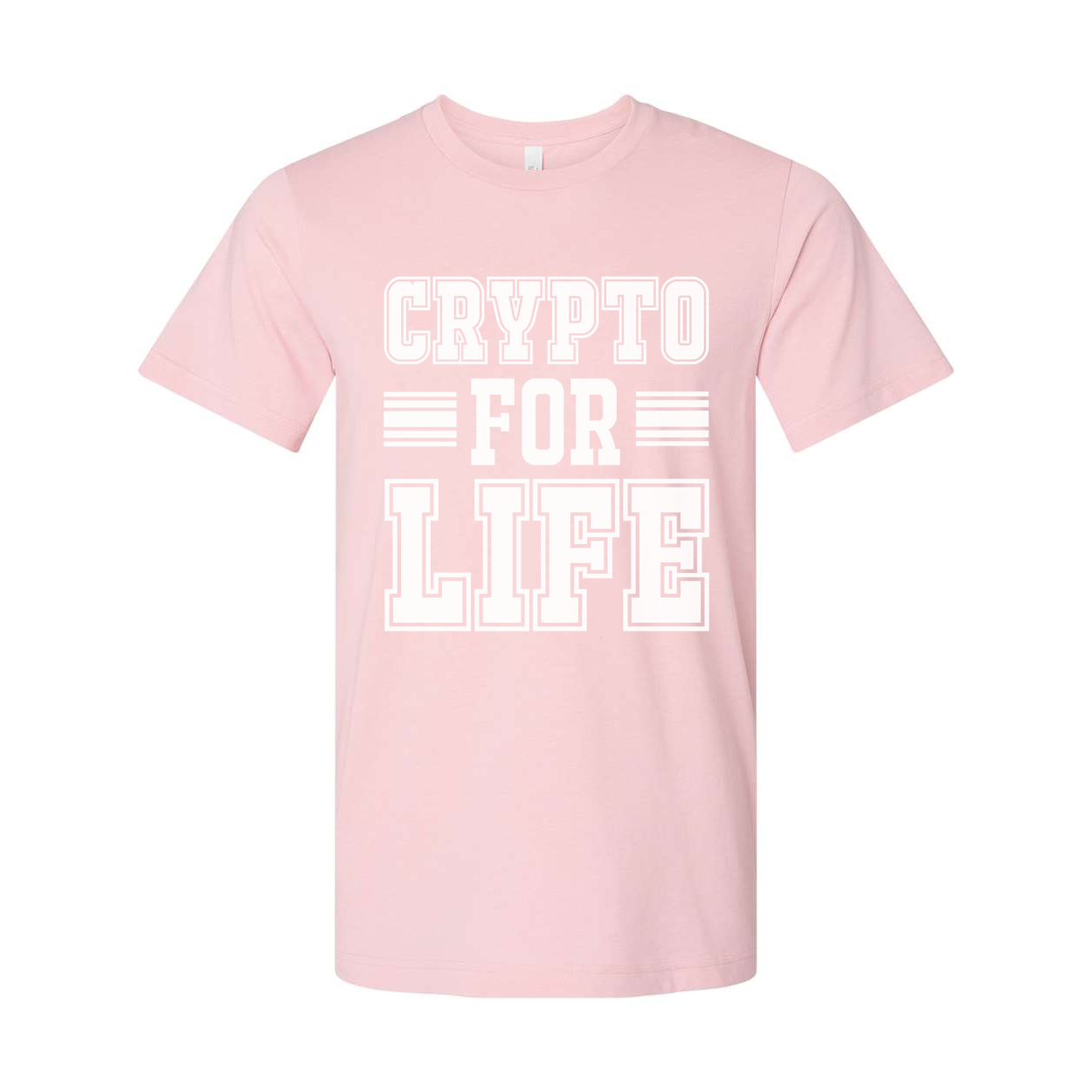 Crypto For Life Graphic T Shirt Unisex Short Sleeve Tee For Crypto Enthusiasts And Fashion Fans