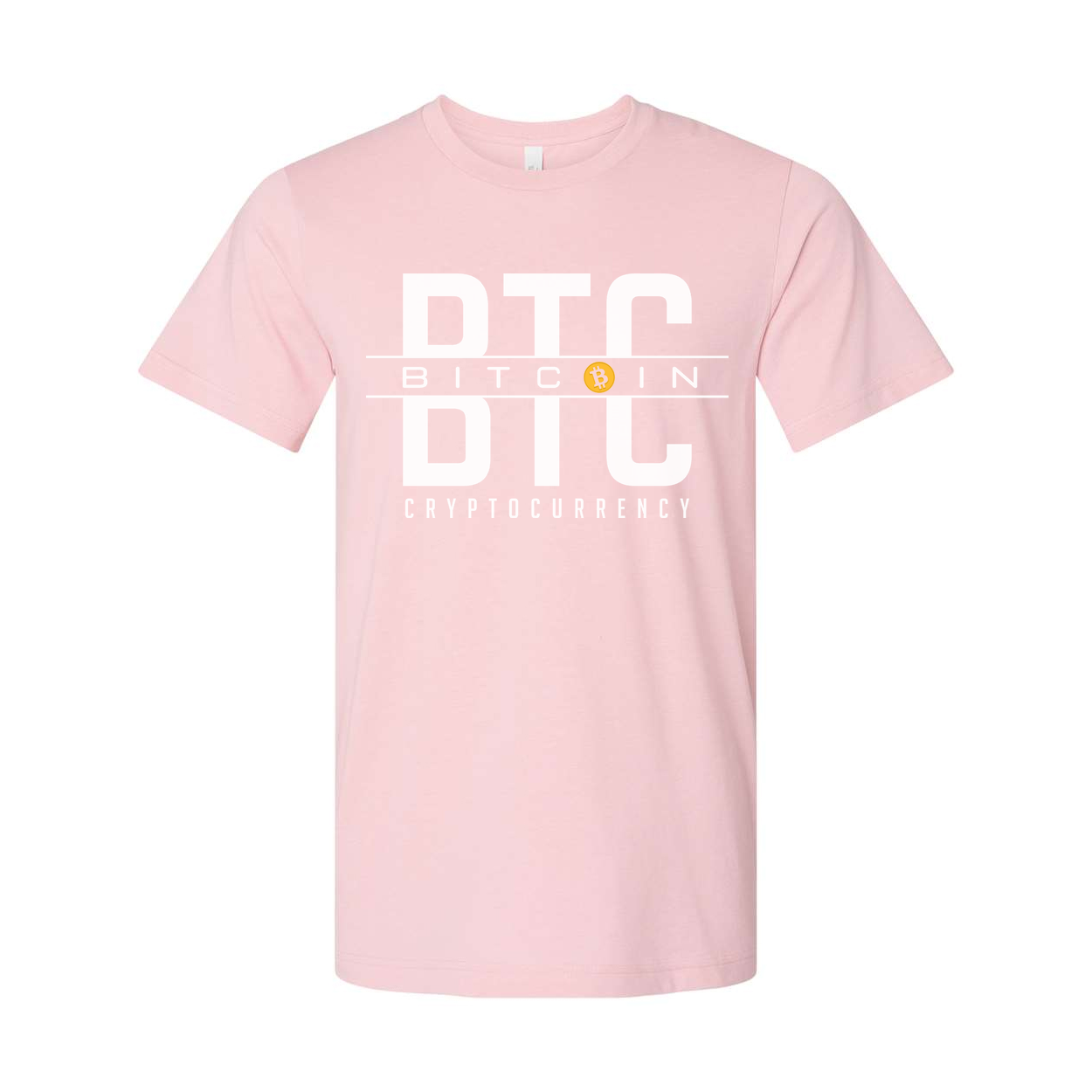 Crypto DTC BTC Cryptocurrency Unisex T Shirt Graphic Design With Bitcoin Icon For Crypto Enthusiasts