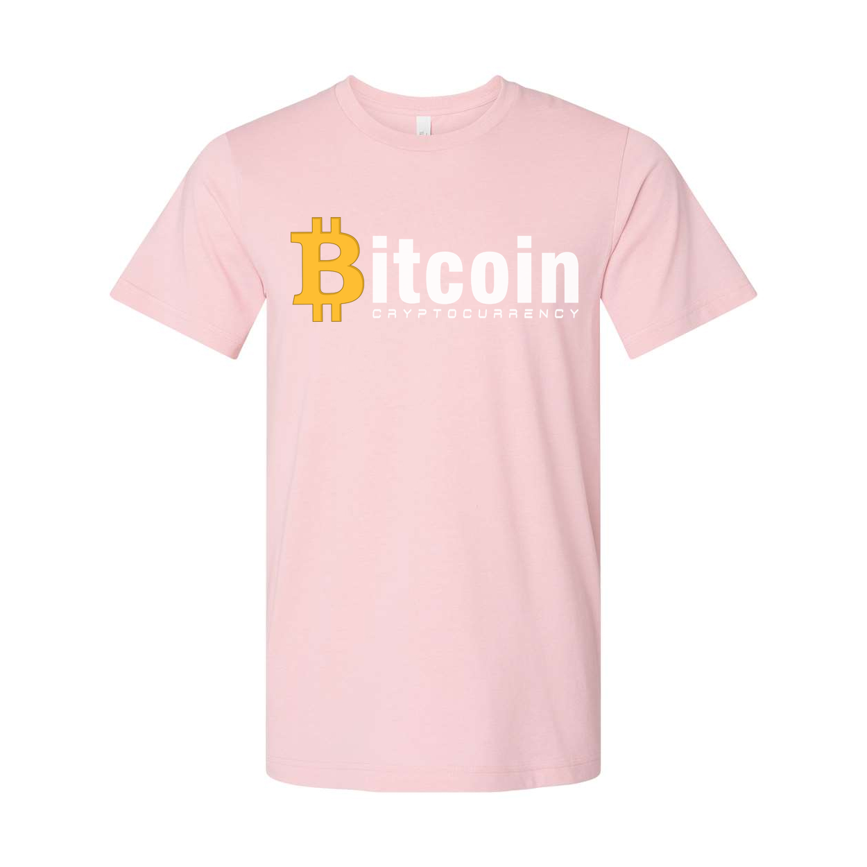 Bitcoin Cryptocurrency Graphic T Shirt For Unisex Adults With Bold Logo On Premium Quality Fabric