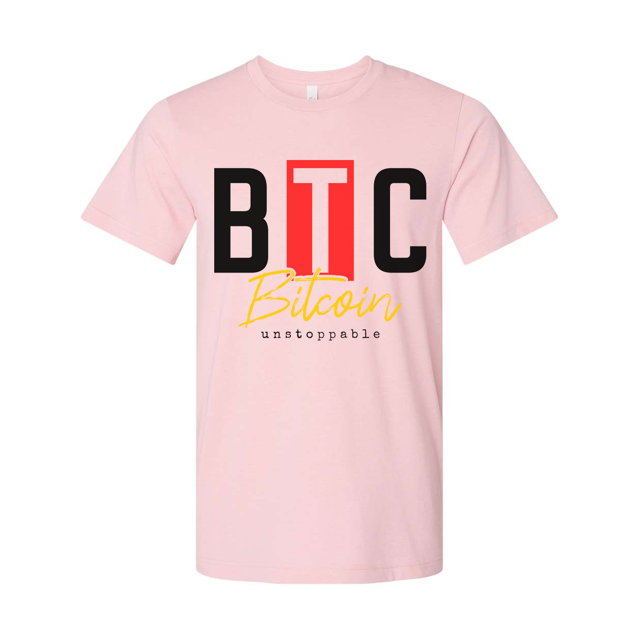 Bitcoin BTC Unstoppable Graphic Tee For Crypto Enthusiasts Unisex T Shirt Apparel