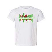 Crypto Trading Think Profitable Graphic Tee for Unisex Adults Short Sleeve Casual Wear Size Options Available