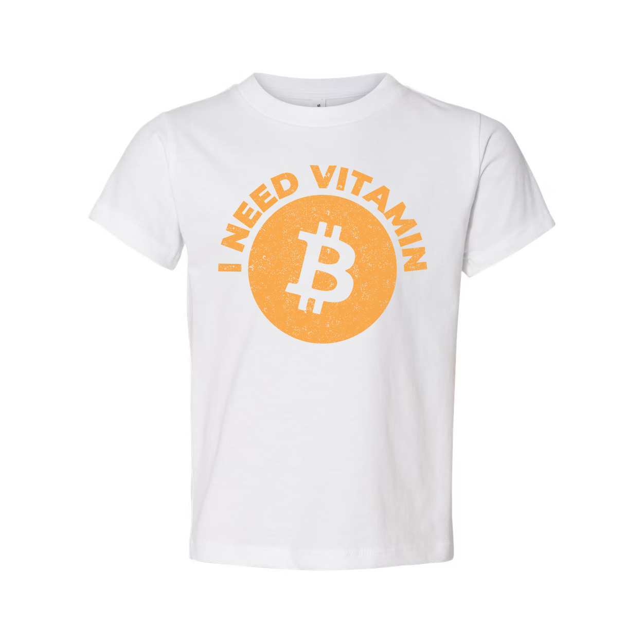 I Need Vitamin Bitcoin Graphic Tee for Crypto Enthusiasts Unisex Short Sleeve Comfortable Everyday Wear