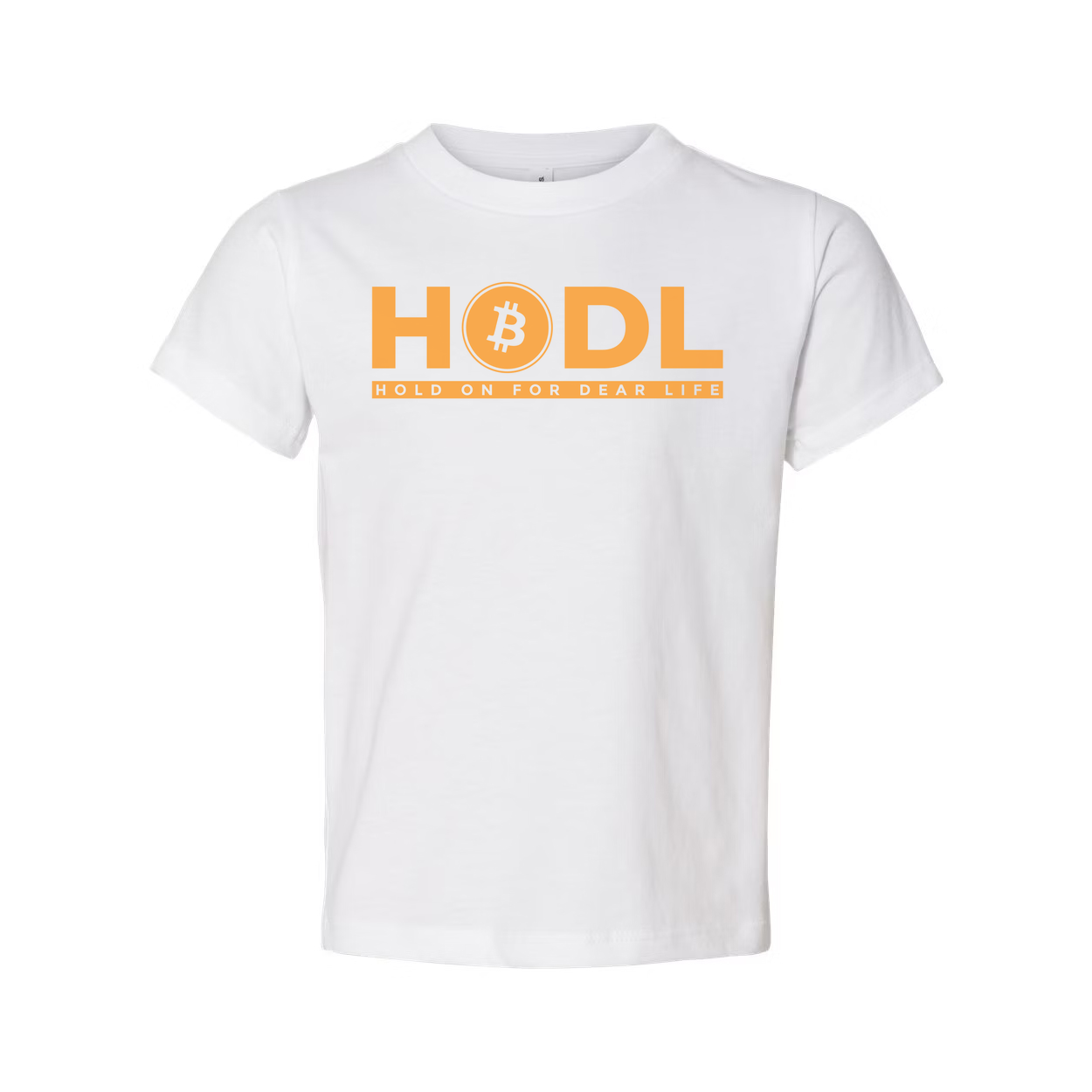 HODL Cryptocurrency Logo Graphic T Shirt For Unisex Hold On For Dear Life Design Artwork
