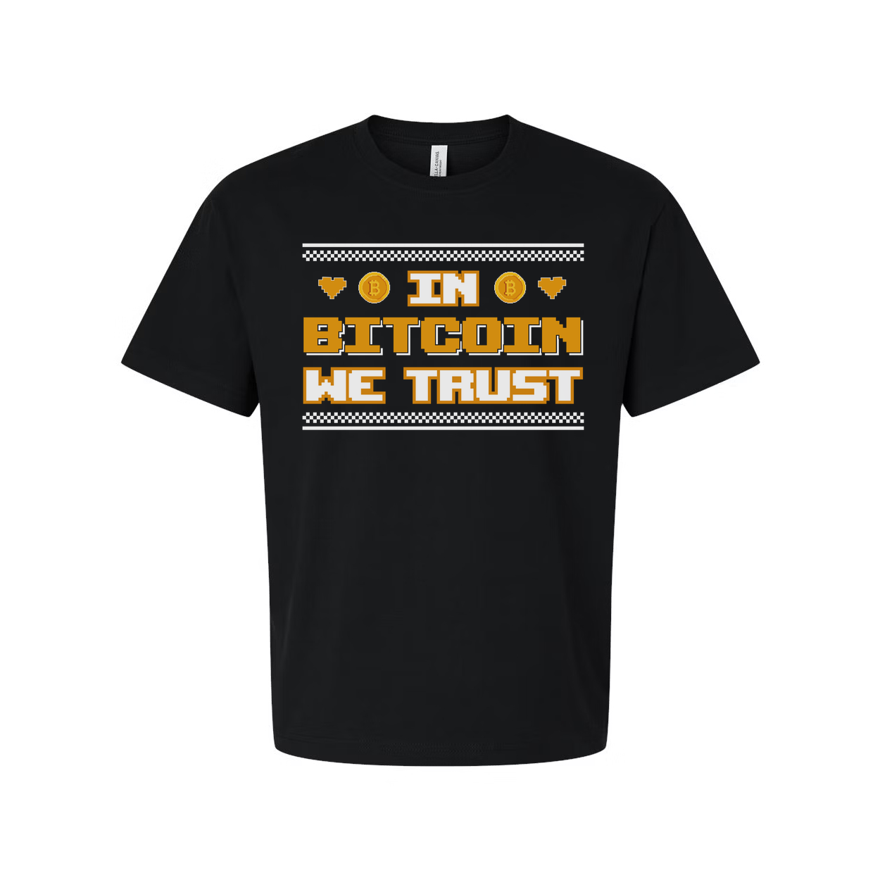 Unisex Bitcoin Crypto Graphic T Shirt Short Sleeve With In Bitcoin We Trust Slogan