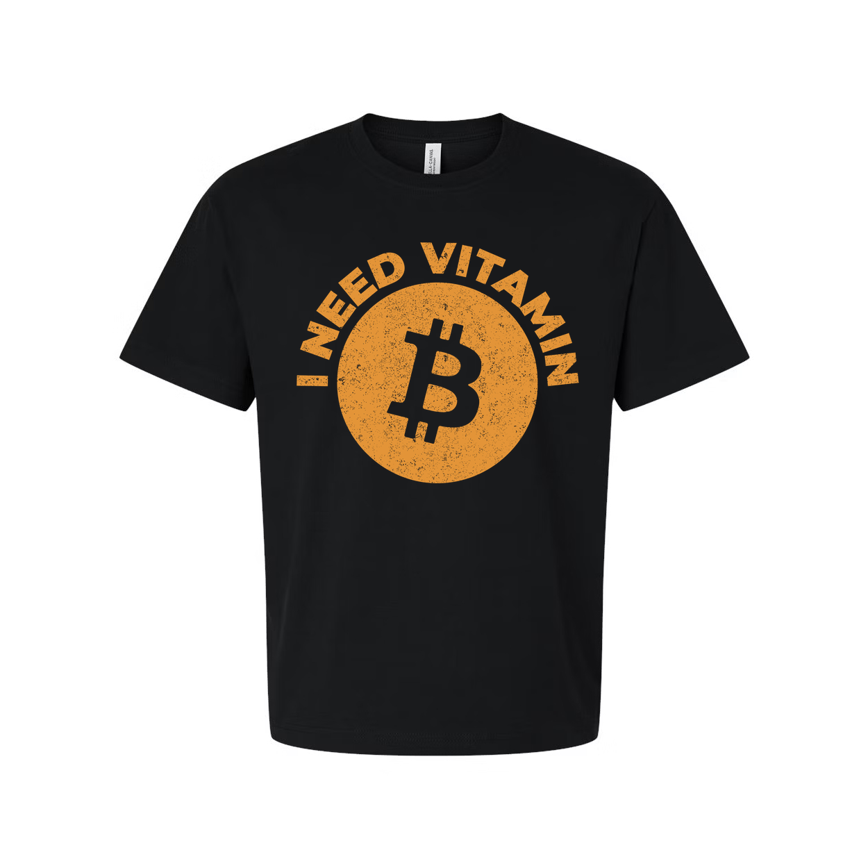 I Need Vitamin Bitcoin Graphic Tee for Crypto Enthusiasts Unisex Short Sleeve Comfortable Everyday Wear