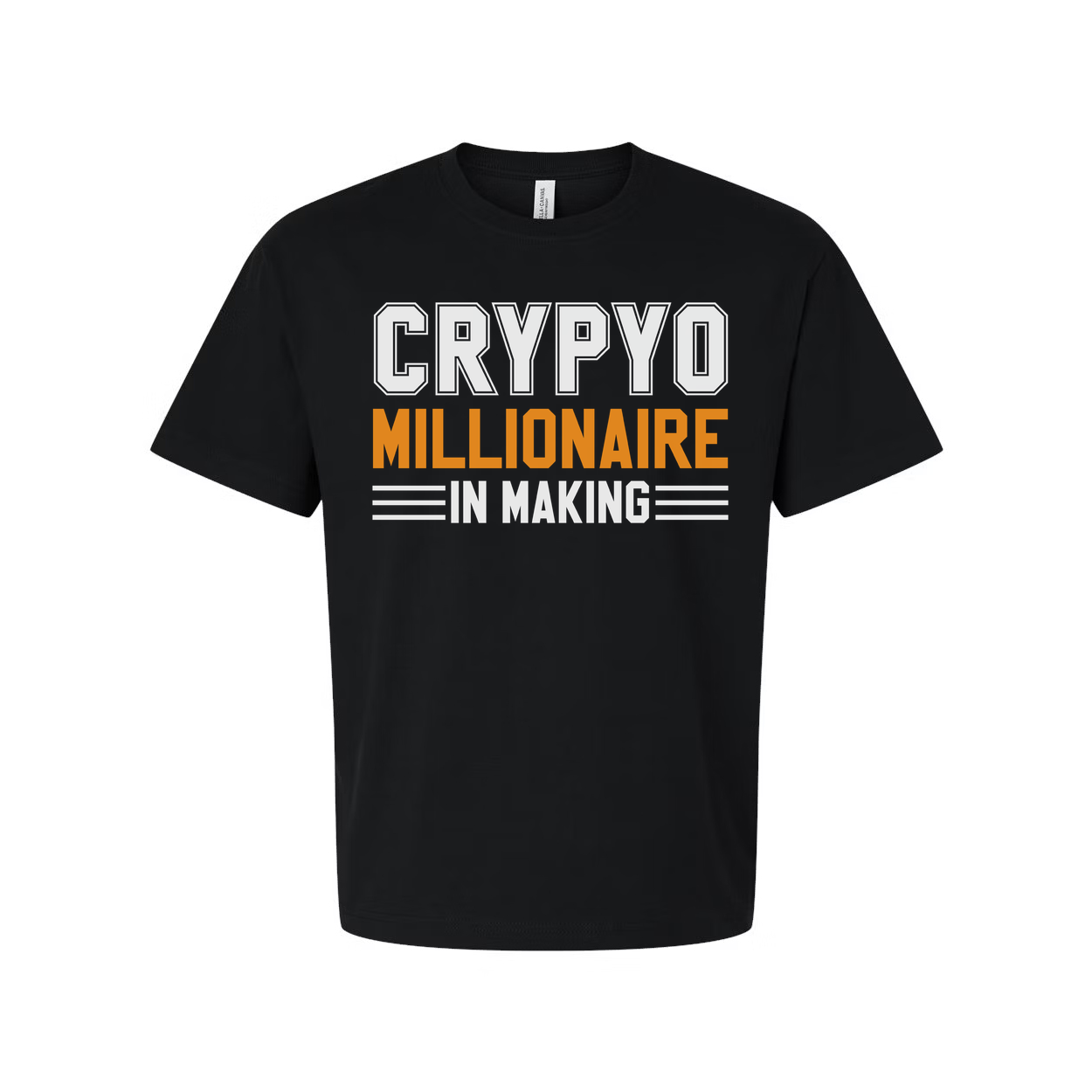 Crypto Millionaire In Making Graphic T Shirt For Crypto Enthusiasts And Investors