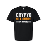 Crypto Millionaire In Making Graphic T Shirt For Crypto Enthusiasts And Investors