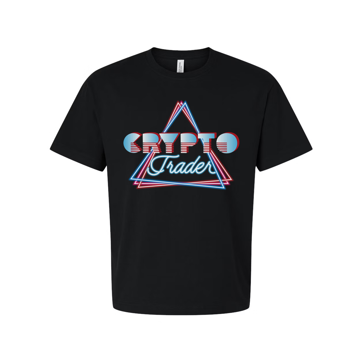Crypto Trader Neon Graphic Tee