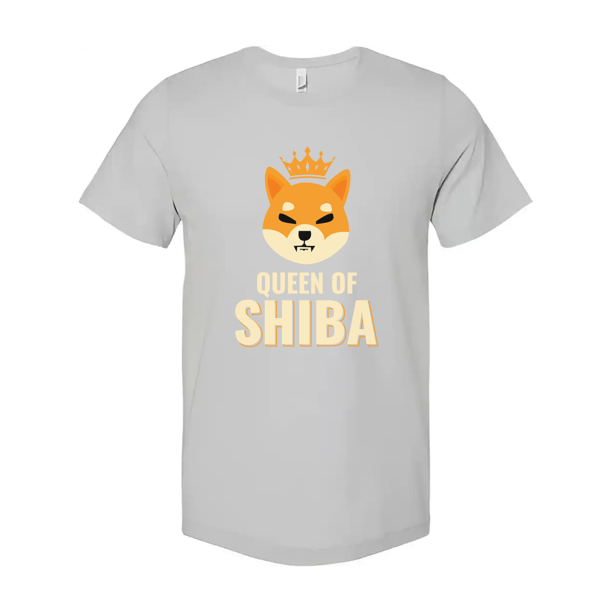Queen Of Shiba Inu Graphic Tee Unisex T Shirt With Crown Cute Dog Lover Apparel Edition