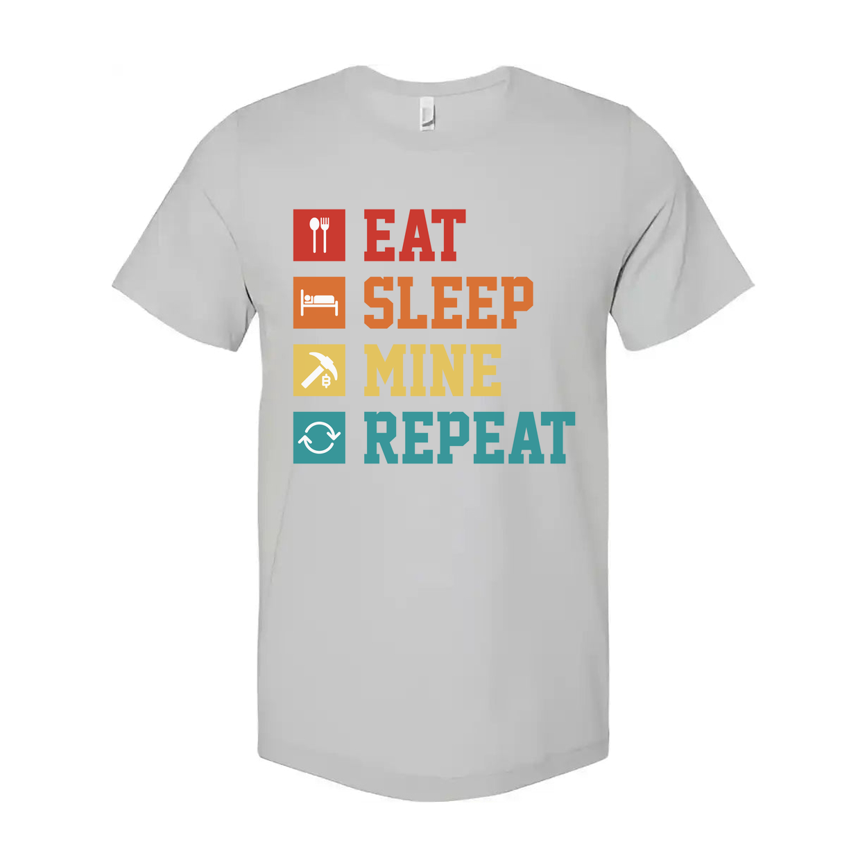 Eat Sleep Mine Repeat Graphic Tee