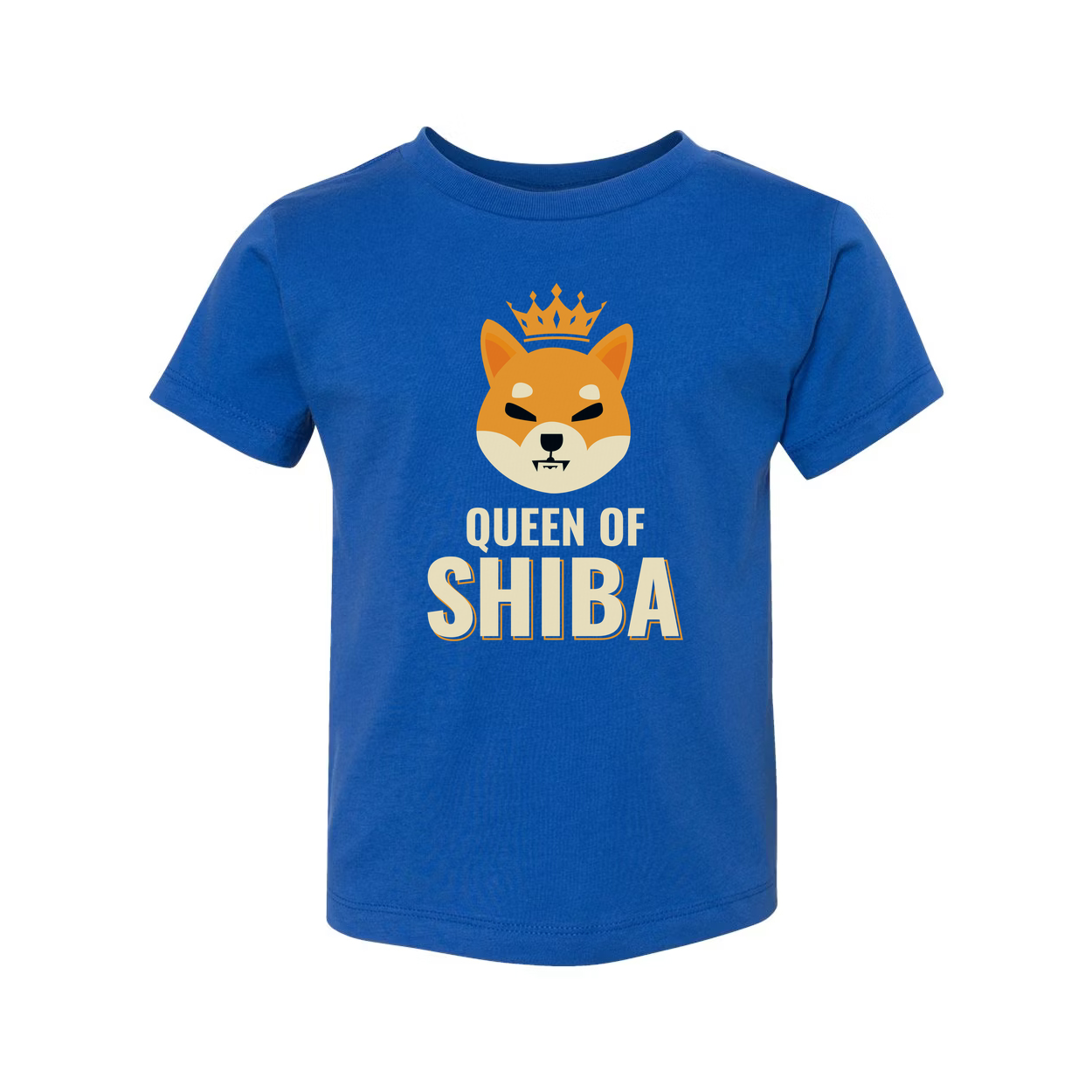 Queen Of Shiba Inu Graphic Tee Unisex T Shirt With Crown Cute Dog Lover Apparel Edition