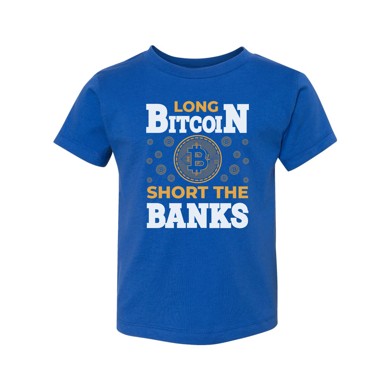 Unisex Crypto Bitcoin Graphic T Shirt Long Bitcoin Short The Banks